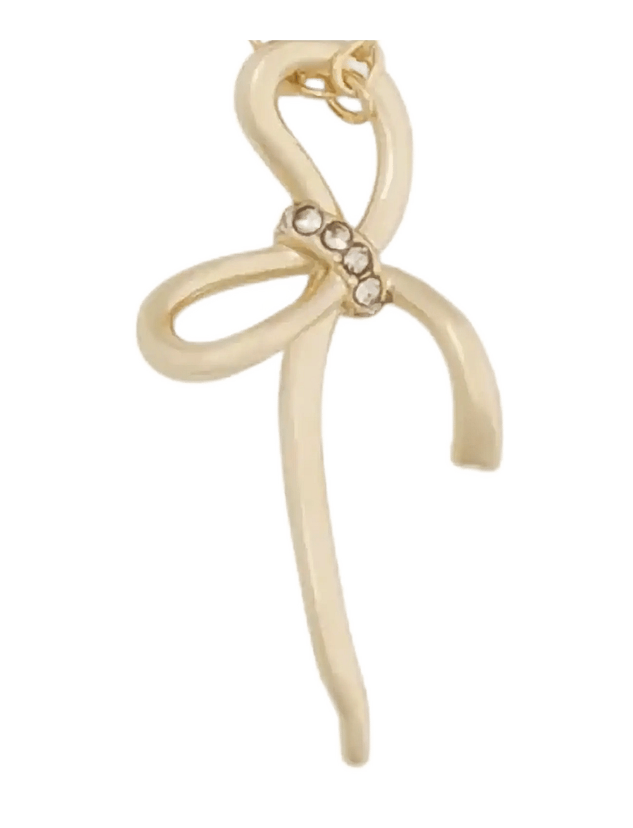 SNÖ of Sweden - Ribbon small pendant neck 42 g/clear - 42 cm - ketten mit anhänger - g/clear - 1