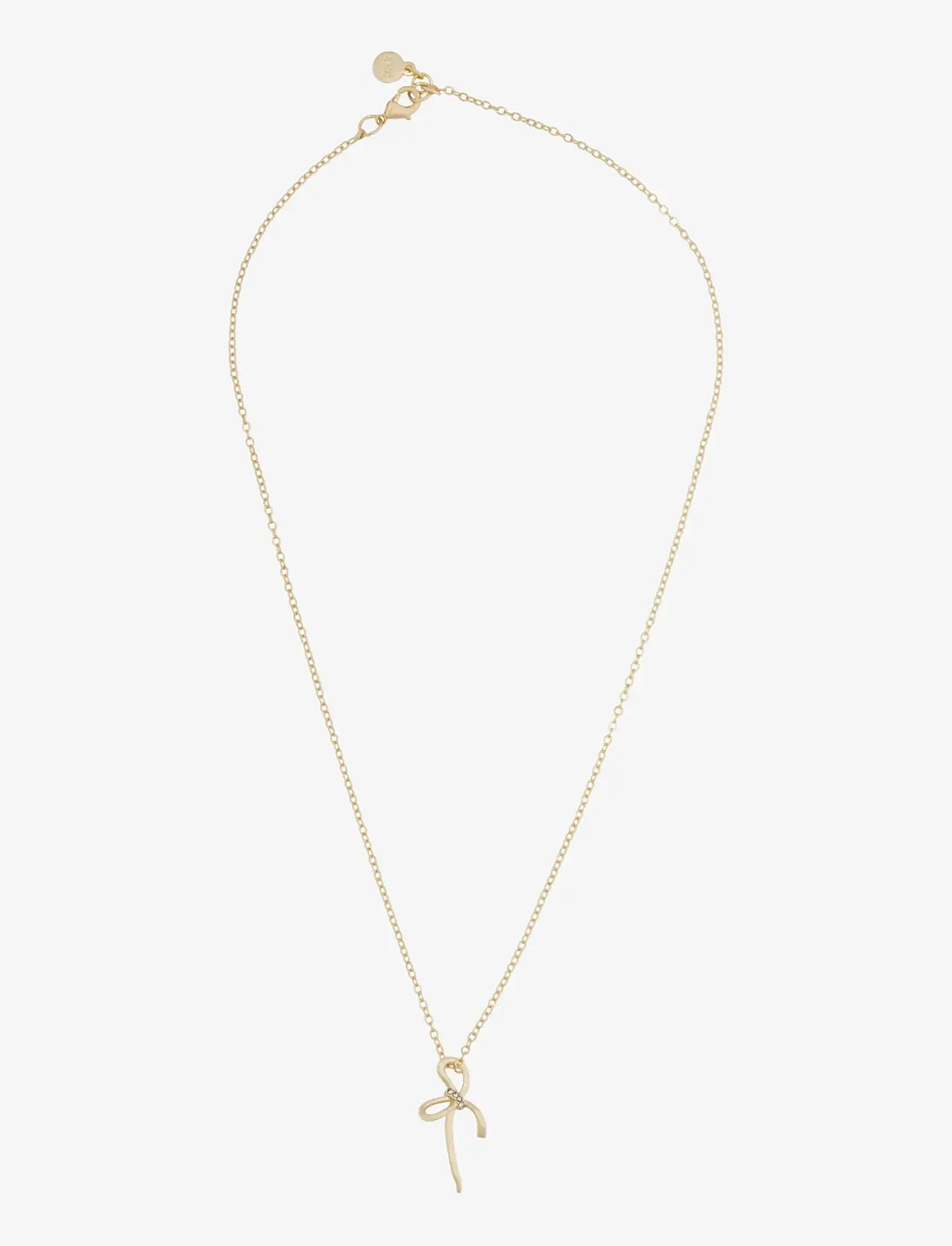 SNÖ of Sweden - Ribbon small pendant neck 42 g/clear - 42 cm - pendant necklaces - g/clear - 2