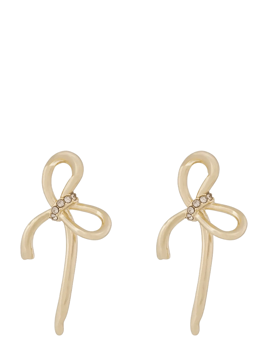 SNÖ of Sweden - Ribbon small ear g/clear - Onesize - auskarai smeigtukai - g/clear - 1