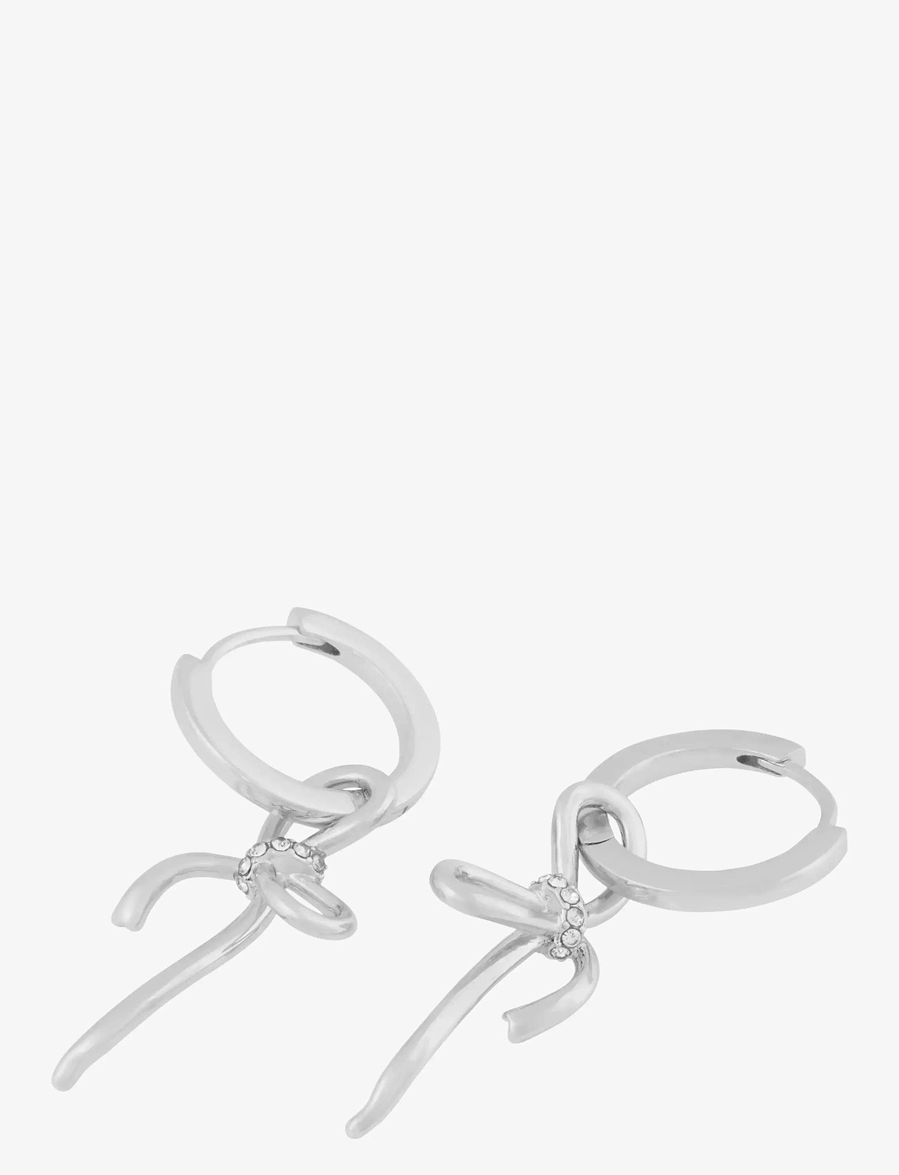 SNÖ of Sweden - Ribbon small pendant ear s/clear - Onesize - Øreringe med vedhæng - s/clear - 2