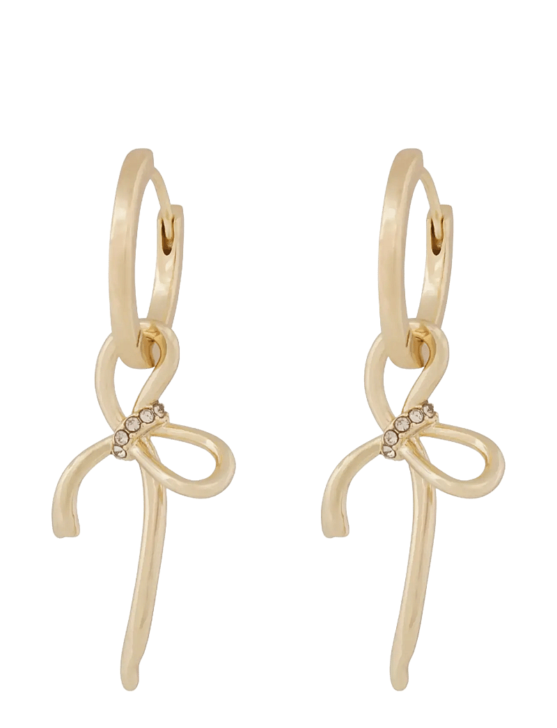 SNÖ of Sweden - Ribbon small pendant ear g/clear - Onesize - ohrhänger - g/clear - 1