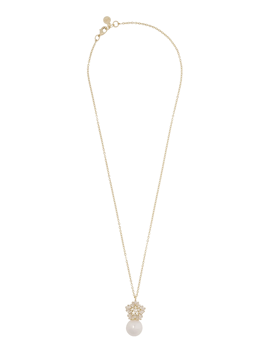 SNÖ of Sweden - SNÖ ICON small pendant crystal neck 45 g/clear - 45 cm - g/clear - 1