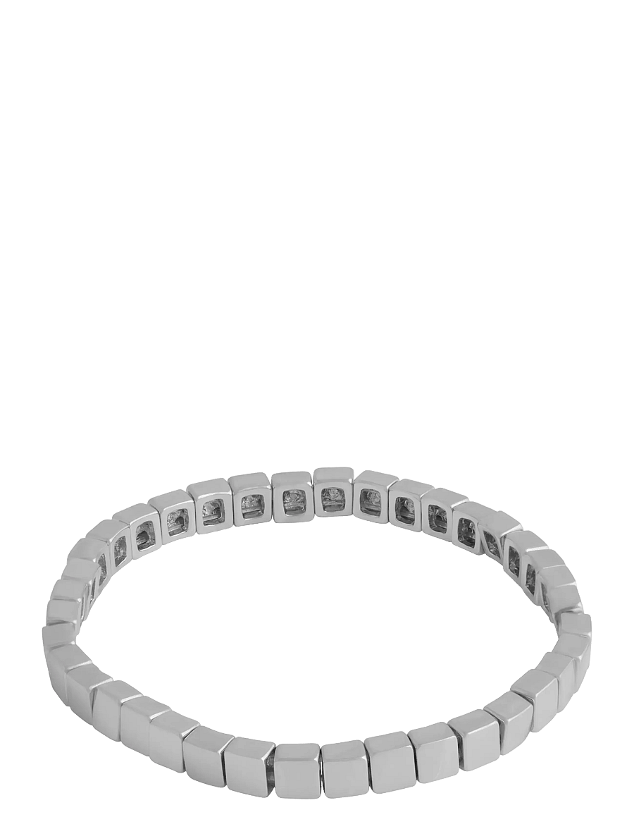 SNÖ of Sweden - Brick small elastic brace plain s - Onesize - bransoletki łańcuszkowe - plain s - 1