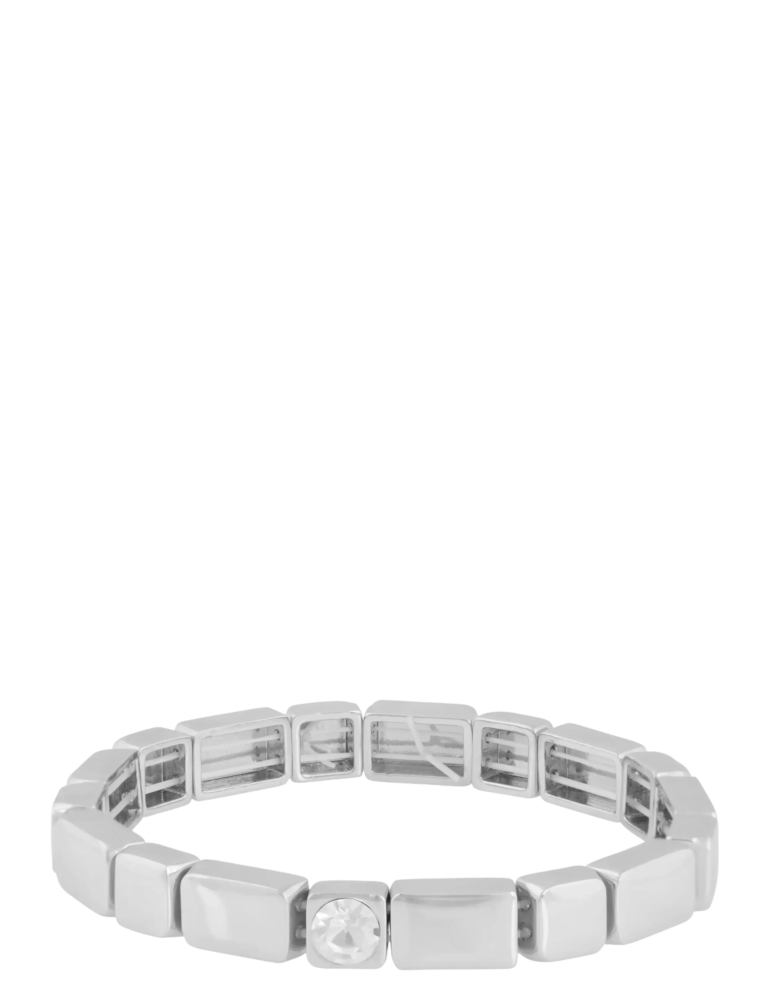 SNÖ of Sweden Brick elastic one crystal brace s/clear - Onesize - Accessoires - S/CLEAR / silver