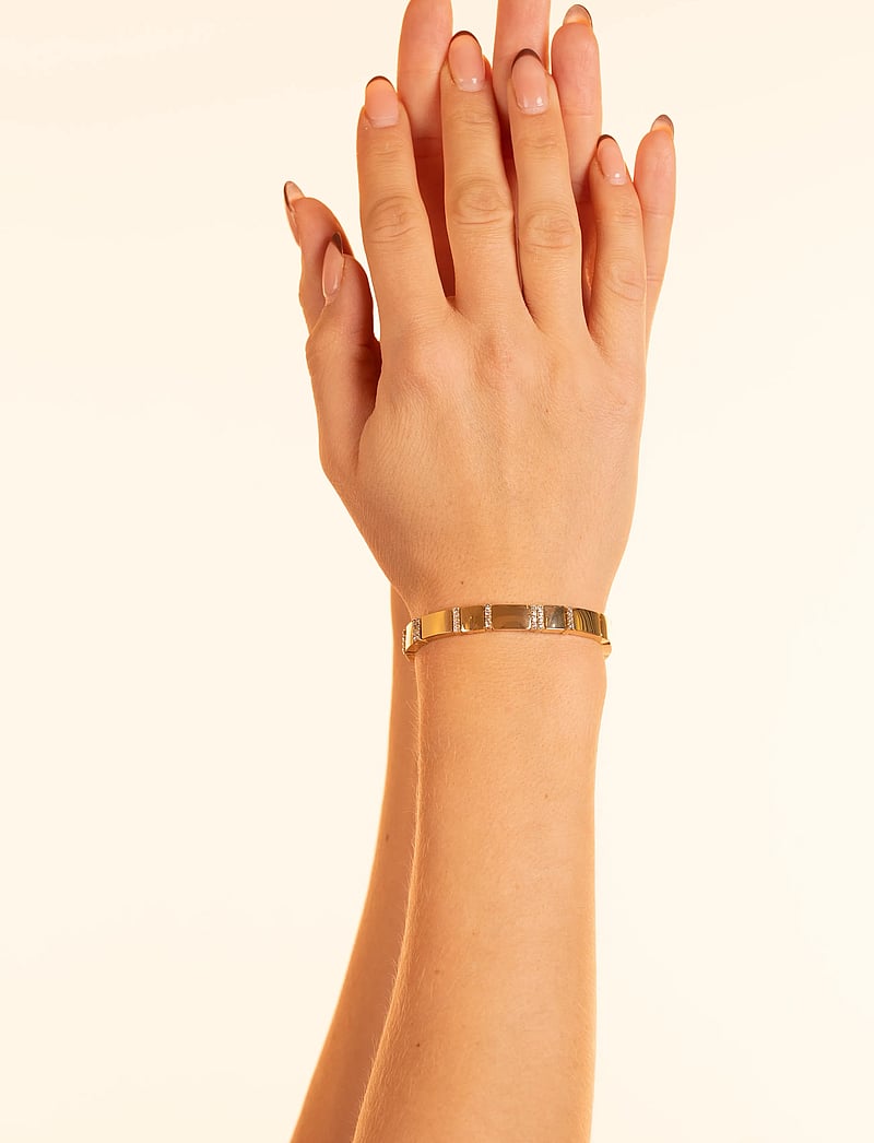 SNÖ of Sweden - Brick elastic line crystal brace g/clear - Onesize - käevõrud - g/clear - 0