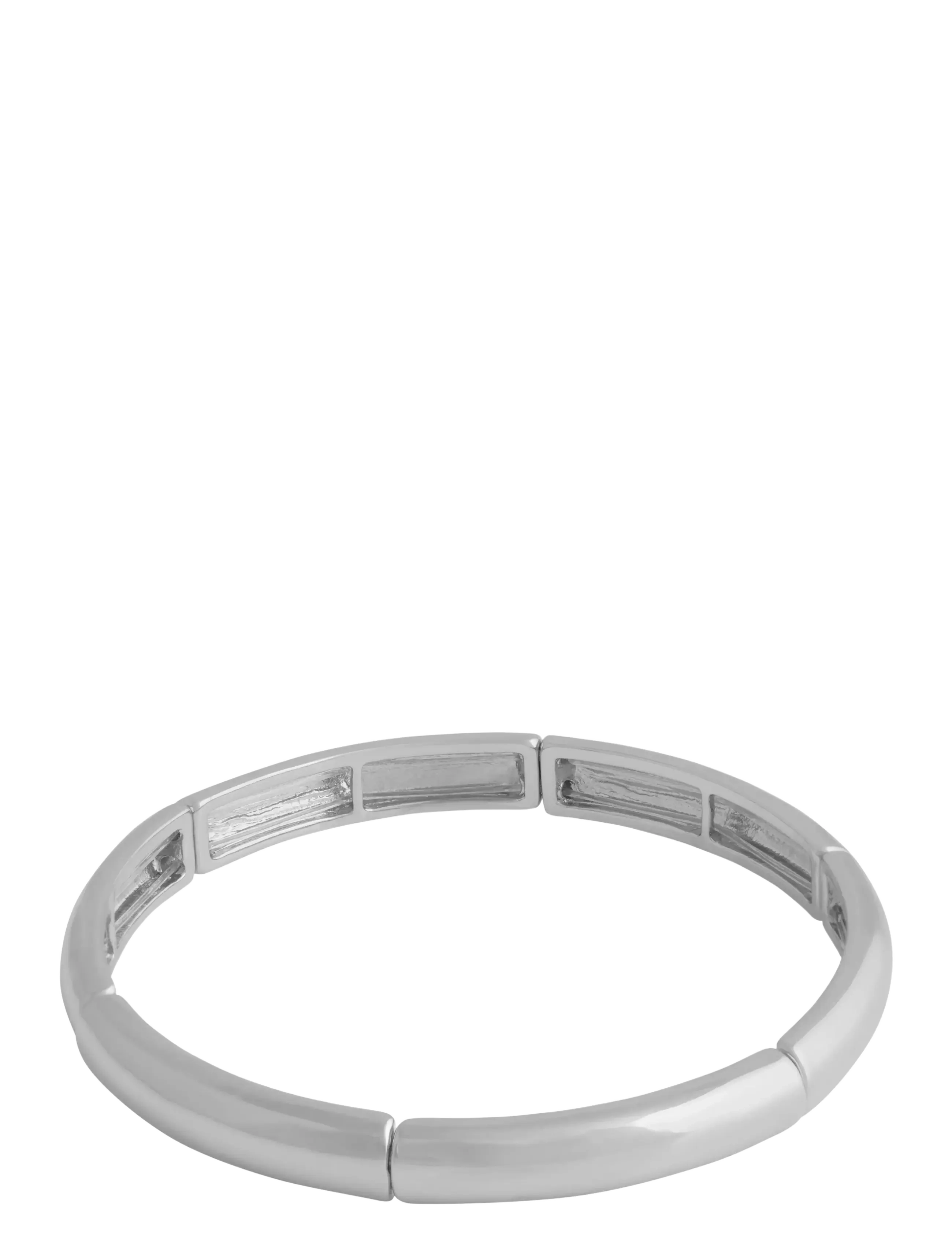 SNÖ of Sweden Brick oval small elastic brace plain s - Onesize - Käevõrud - PLAIN S / silver
