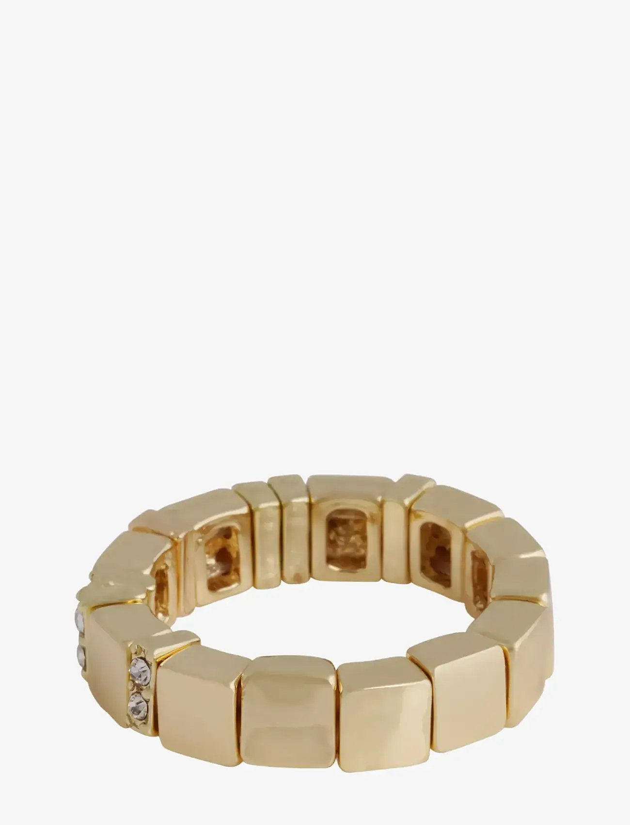 SNÖ of Sweden - Brick small elastic crystal ring g/clear - Onesize - g/clear - 2