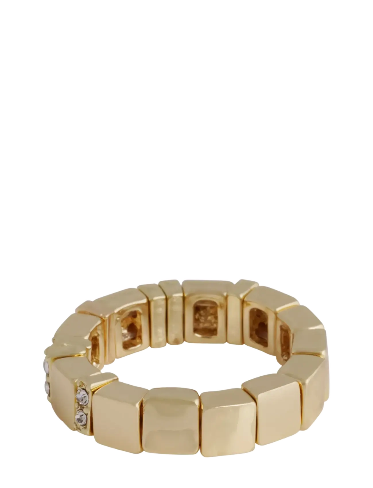 SNÖ of Sweden - Brick small elastic crystal ring g/clear - Onesize - g/clear - 2