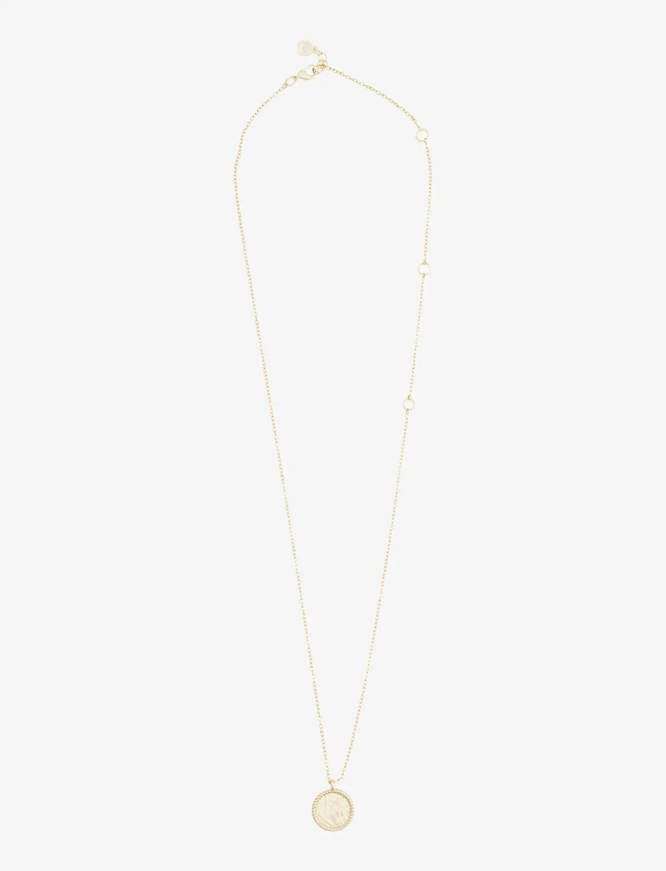 SNÖ of Sweden - Twist pendant neck 55 plain g - 55 cm - halsband med hänge - plain g - 1