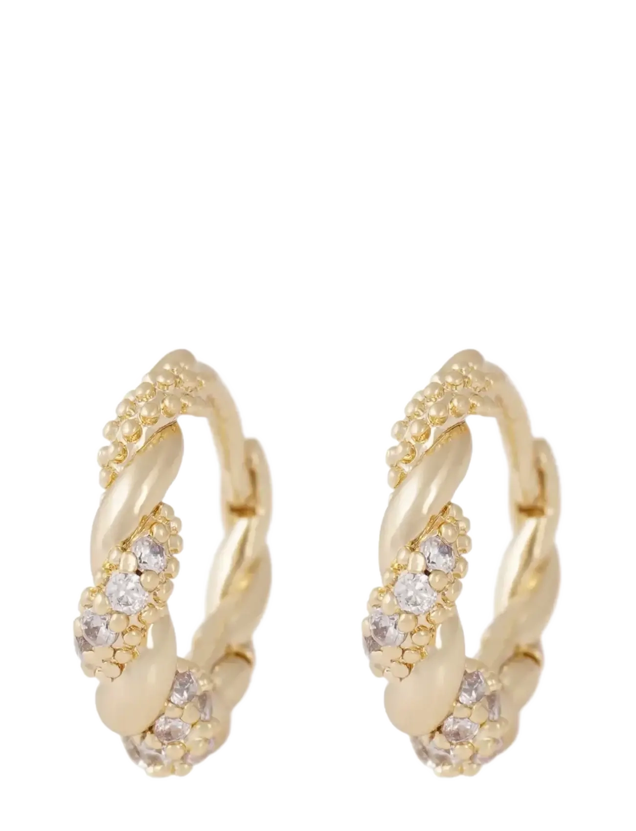 Twist crystal oval ear g/clear - Onesize - G/CLEAR