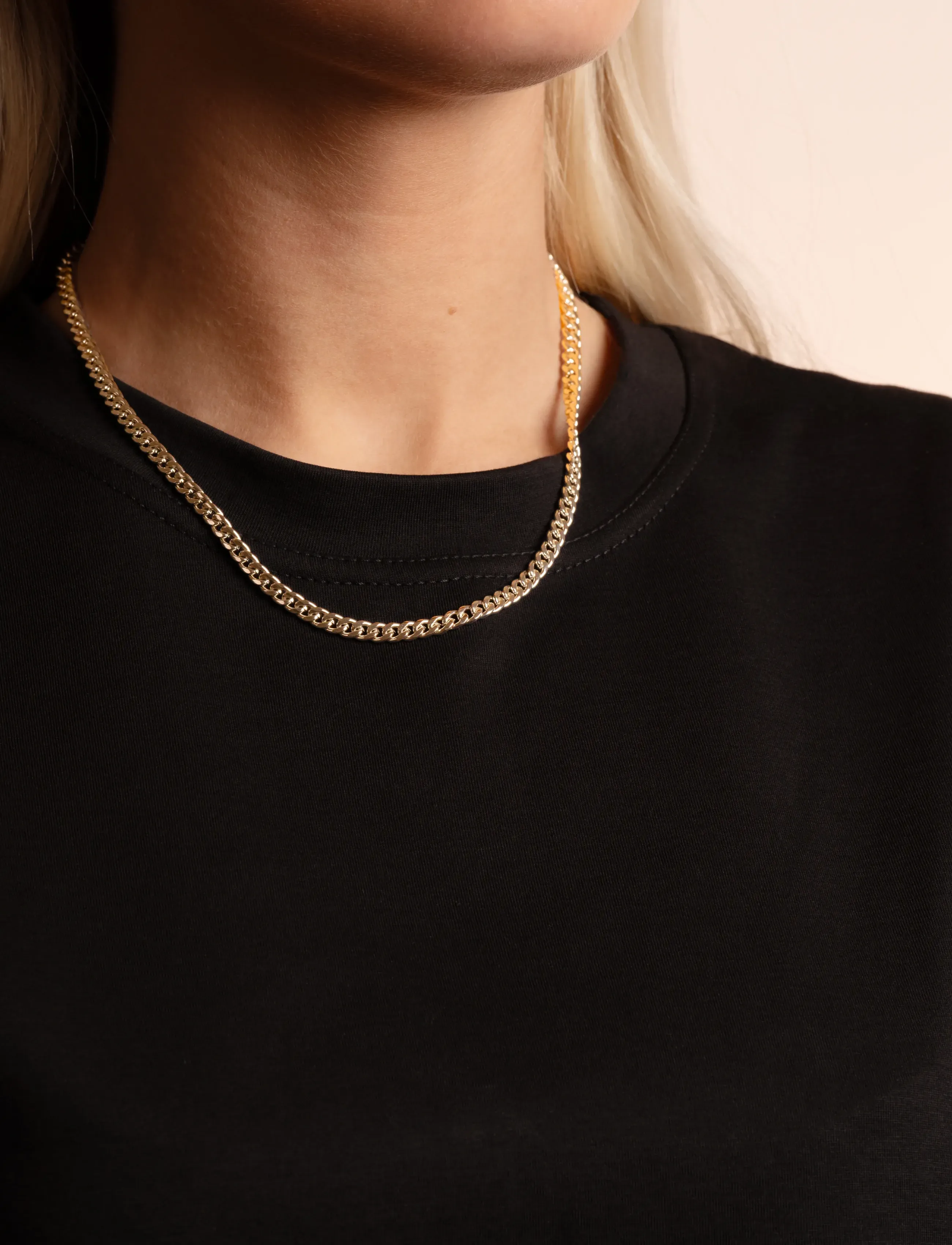 SNÖ of Sweden Liddy Neck 45 Plain G-45 Cm, cm, Necklaces, Gold - Chain Frauen