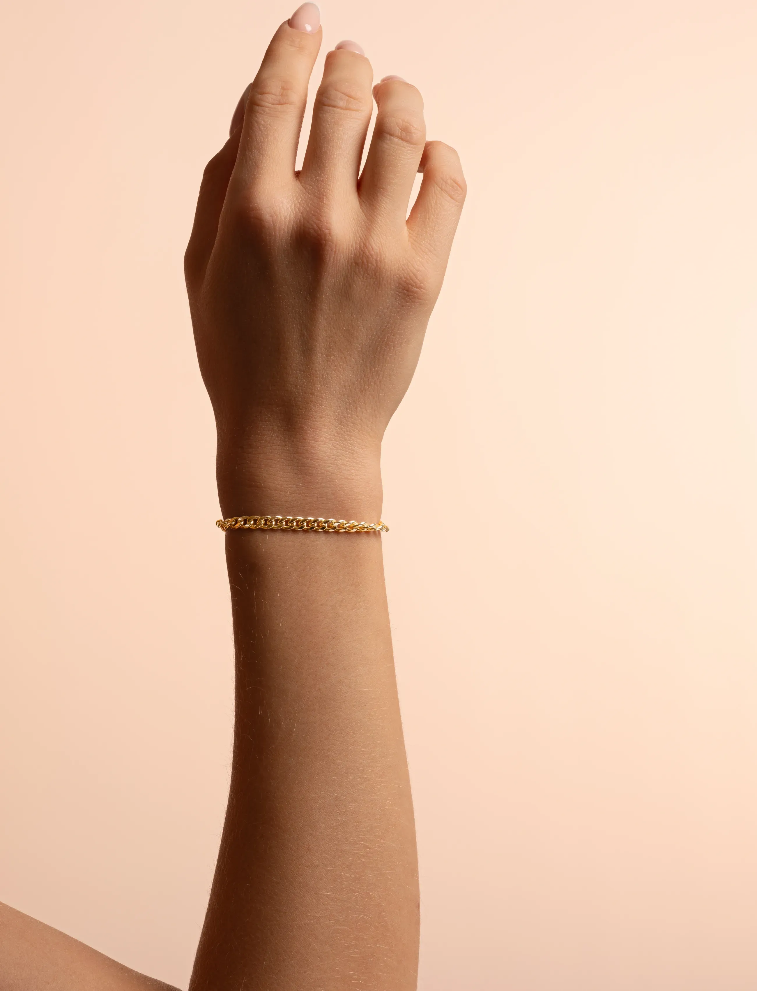 SNÖ of Sweden Liddy Brace Plain G-Onesize, One Size, Bracelets, Gold - Chain Frauen