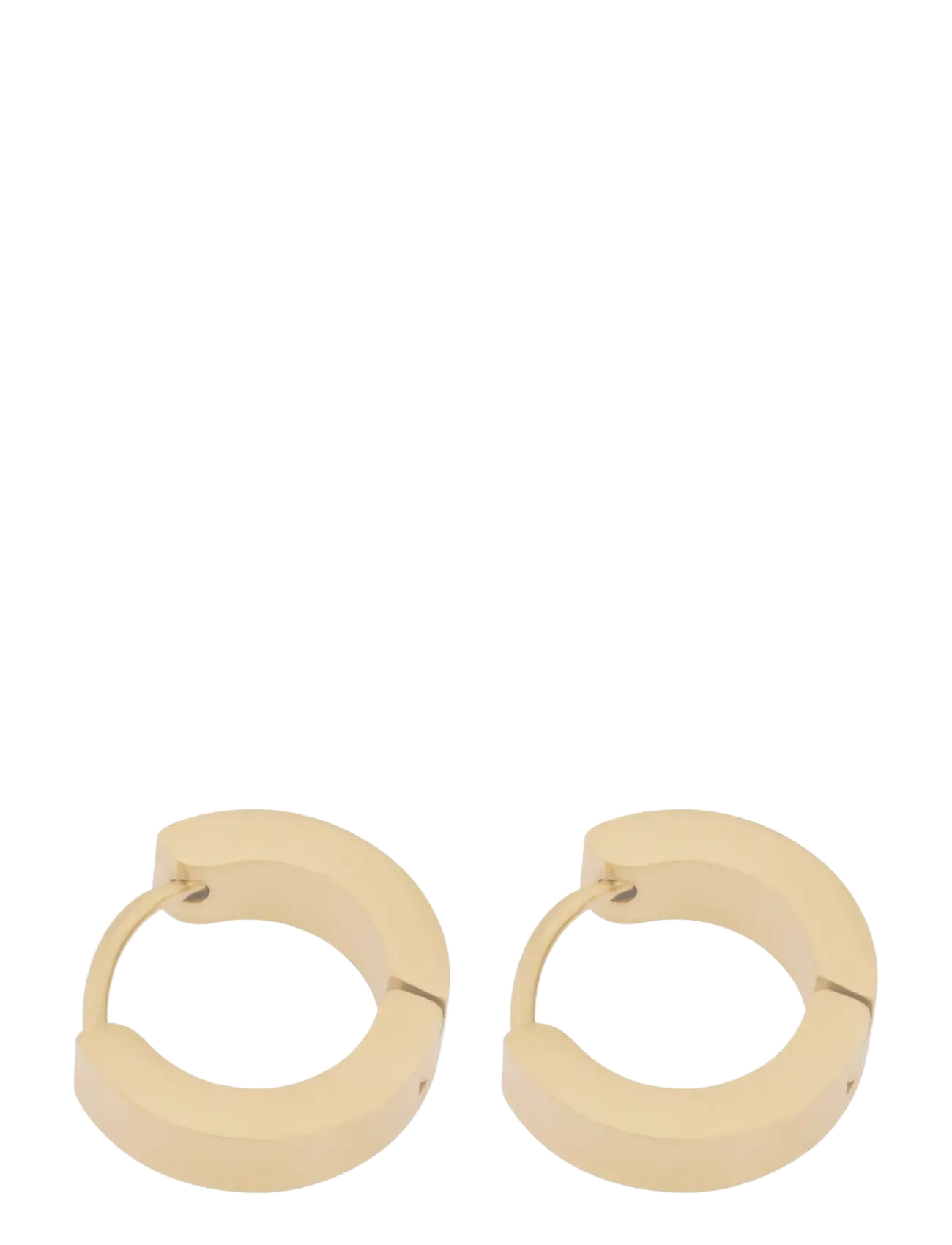 SNÖ of Sweden - Liddy small ring ear plain g-Onesize - creoler & hoops - plain g - 2