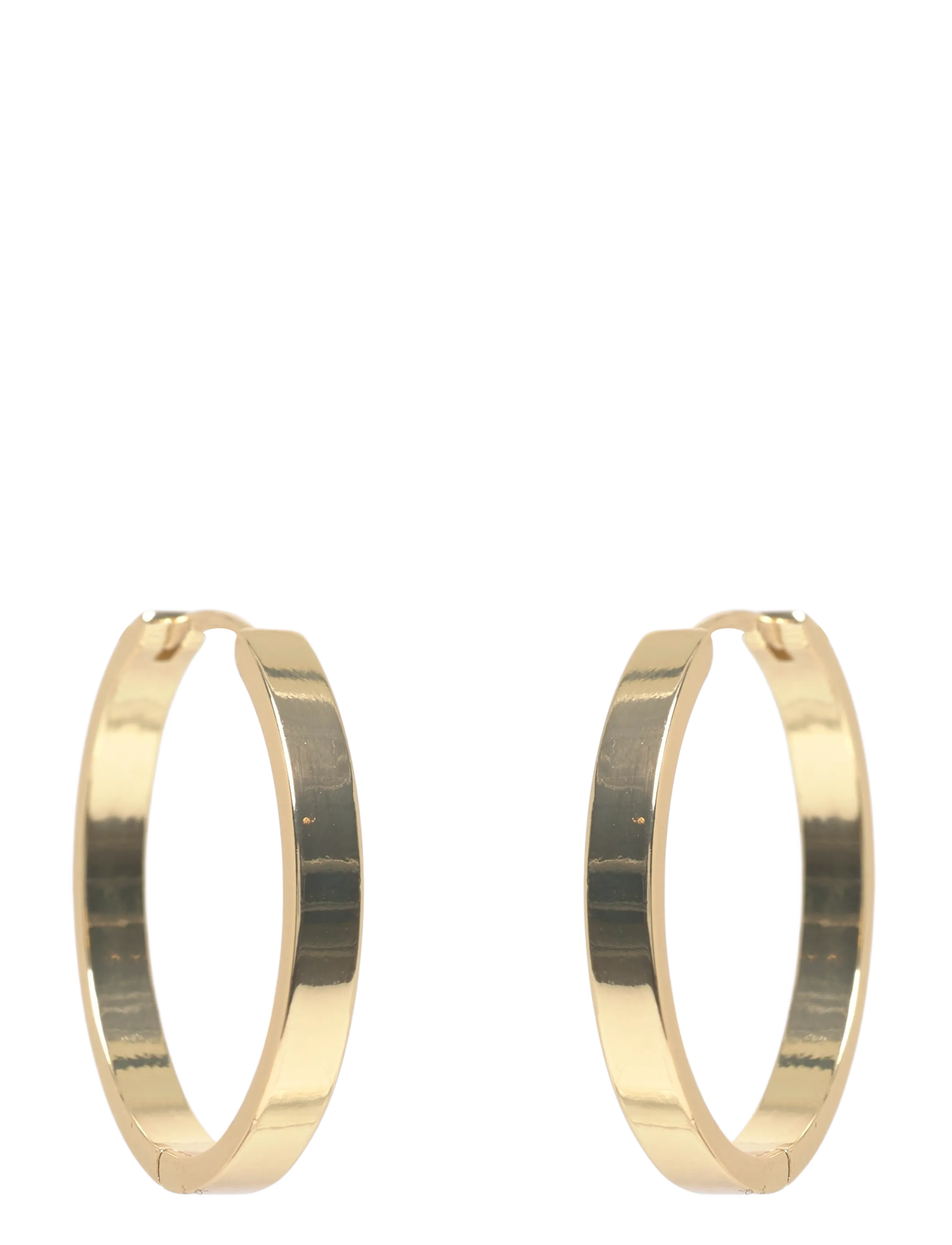 SNÖ of Sweden Liddy big ring ear plain g-Onesize - Accessoires - PLAIN G / gold