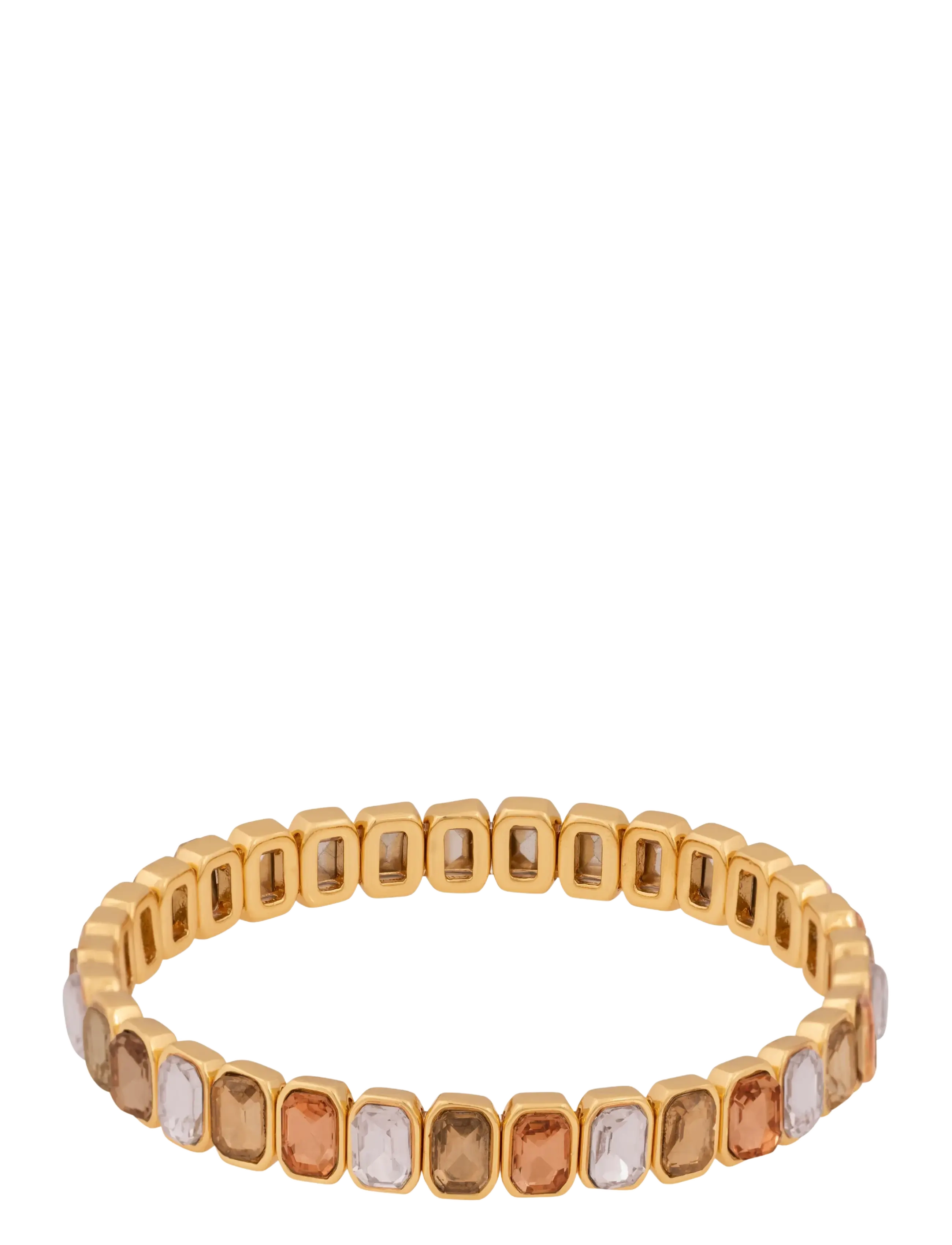 SNÖ of Sweden Cathrine crystal brace g/brown-Onesize - Accessoires - G/BROWN / gold