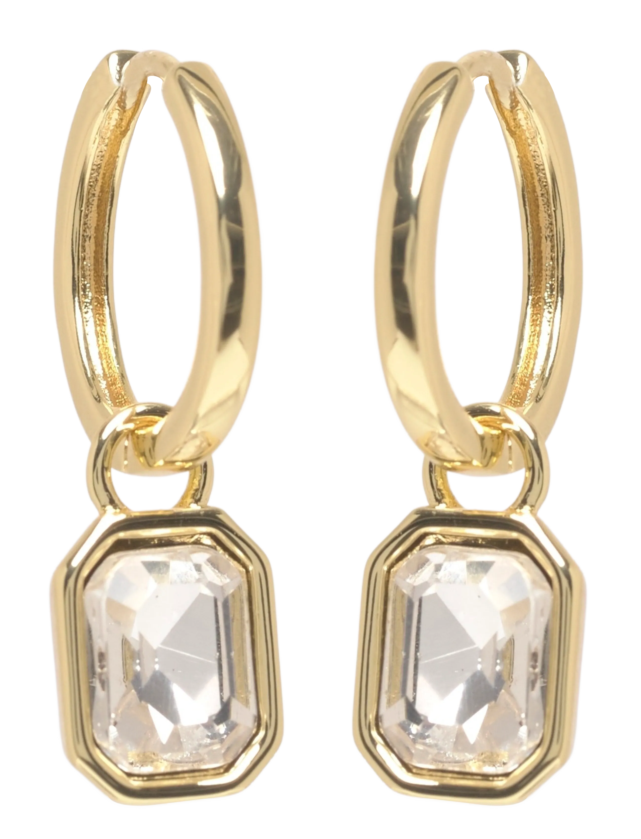 SNÖ of Sweden Cathrine pendant ring ear g/clear-Onesize - Aksessuaarid - G/CLEAR / gold