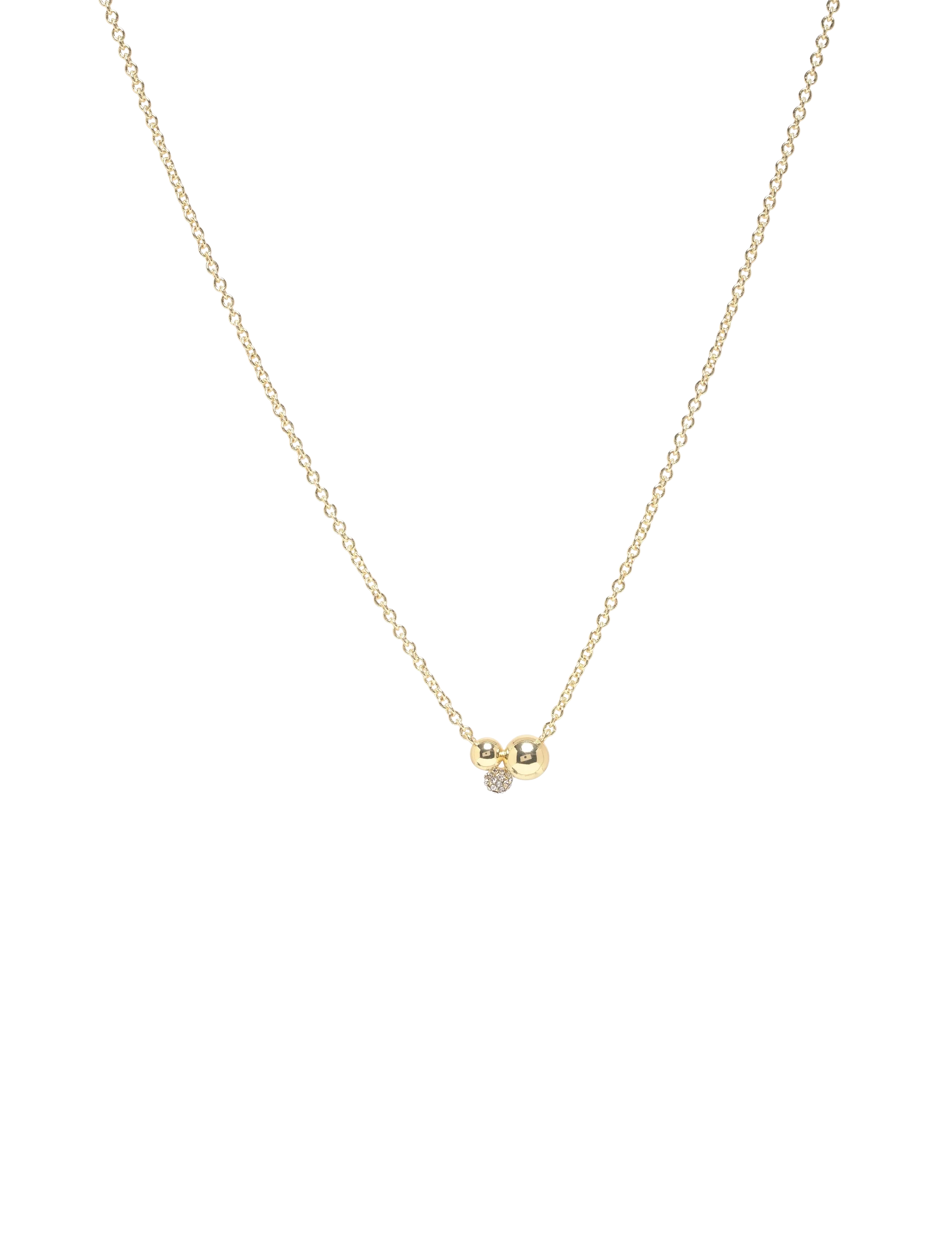 SNÖ of Sweden - Bennet tripple neck 42 g/clear - 42 cm - pendant necklaces - g/clear - 1
