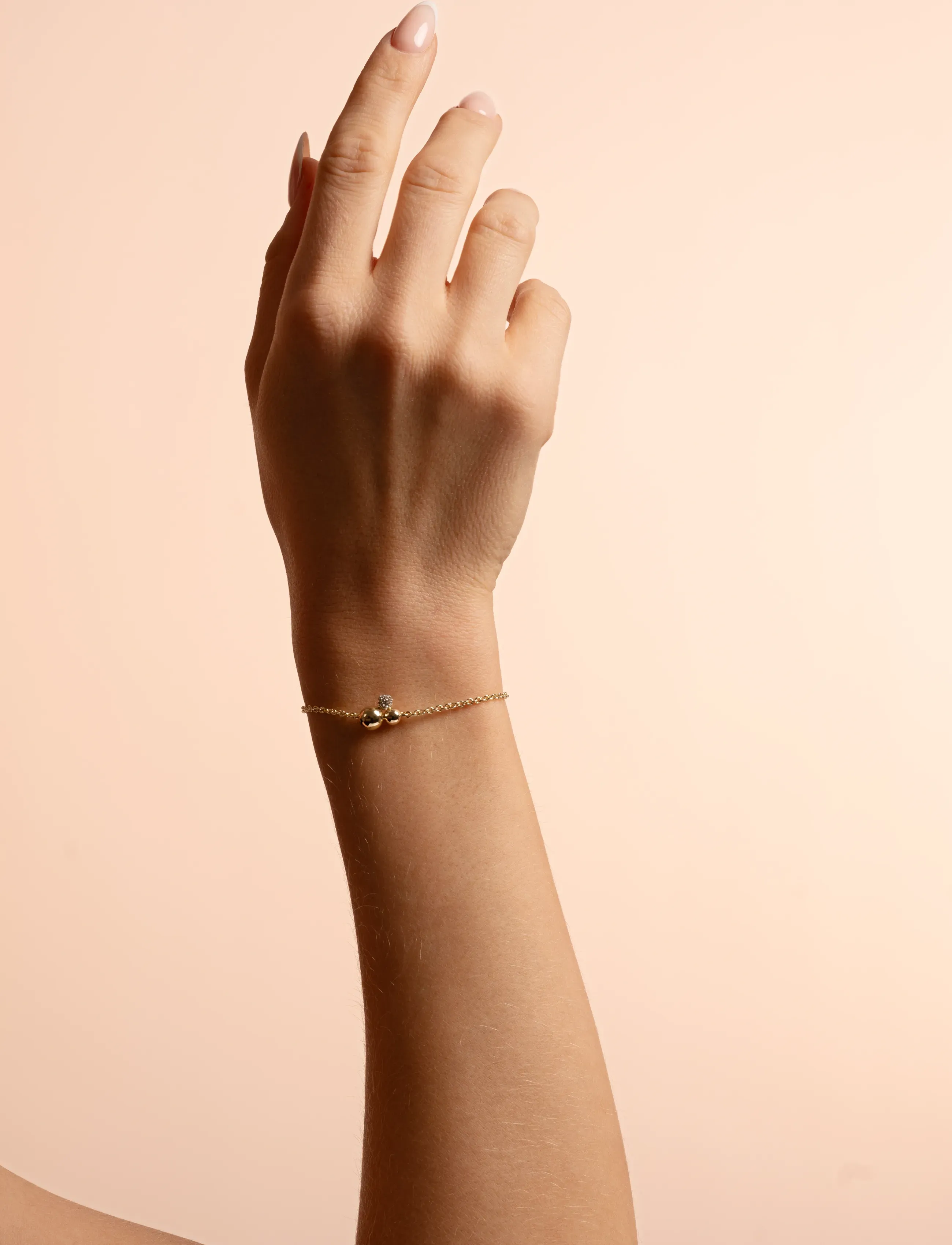 SNÖ of Sweden Bennet Tripple Brace G/Clear-Onesize, One Size, Bracelets, Gold - Chain Frauen