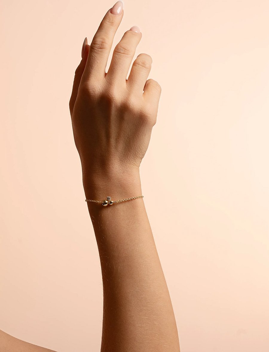 SNÖ of Sweden - Bennet tripple brace g/clear-Onesize - chain bracelets - g/clear - 0