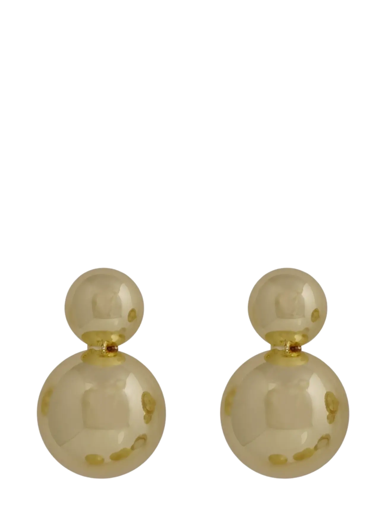 SNÖ of Sweden Bennet small double ear plain g-Onesize - Echtschmuck - PLAIN G / cream