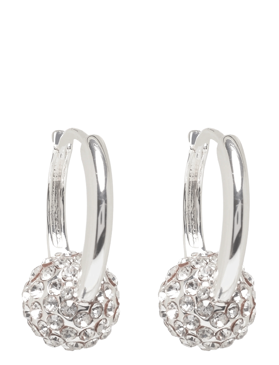 SNÖ of Sweden - Bennet ring crystal ball ear s/clear-Onesize - kreolen - s/clear - 1
