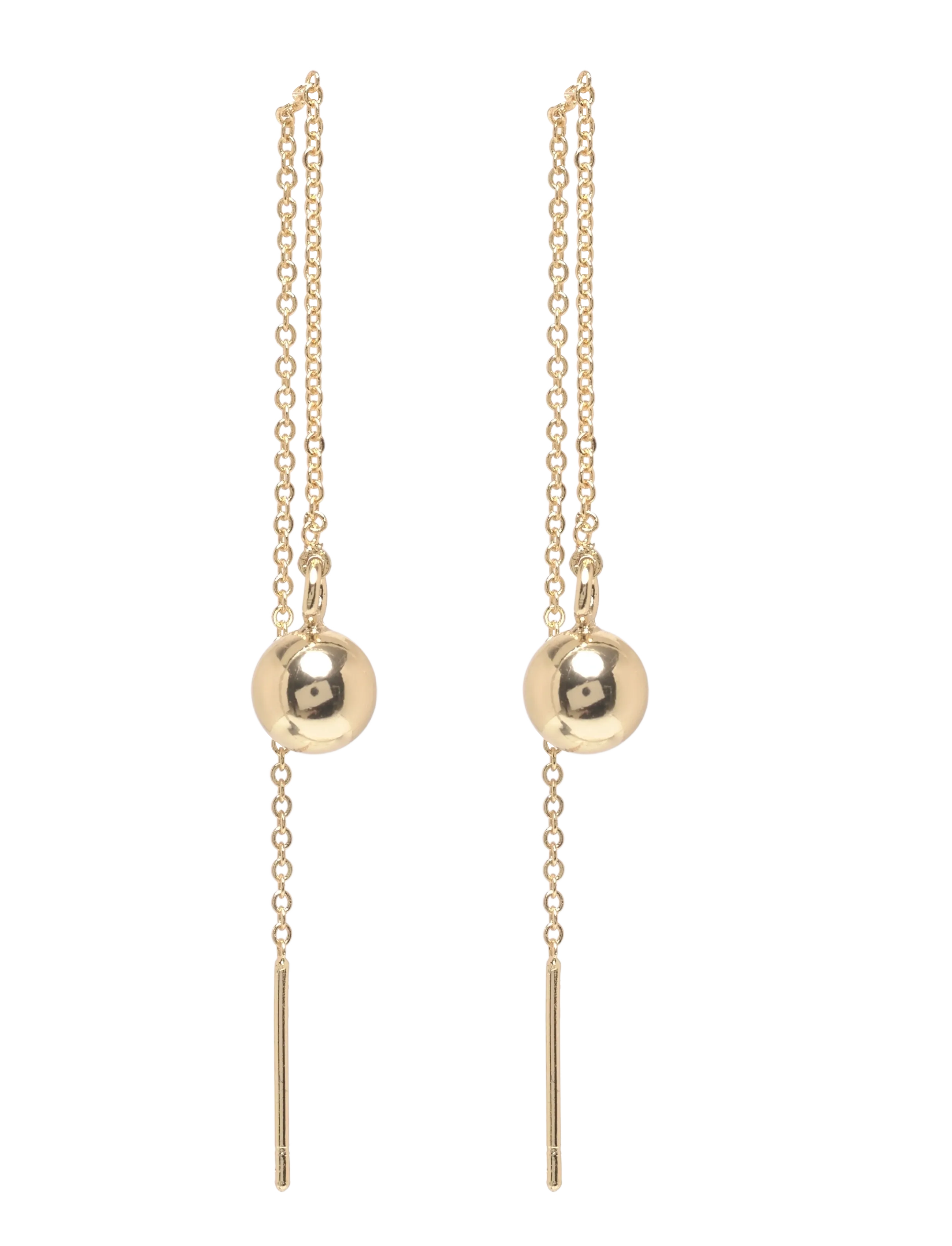SNÖ OF SWEDEN Bennet Chain Ear Plain G-Onesize Gold - One Size - Damen