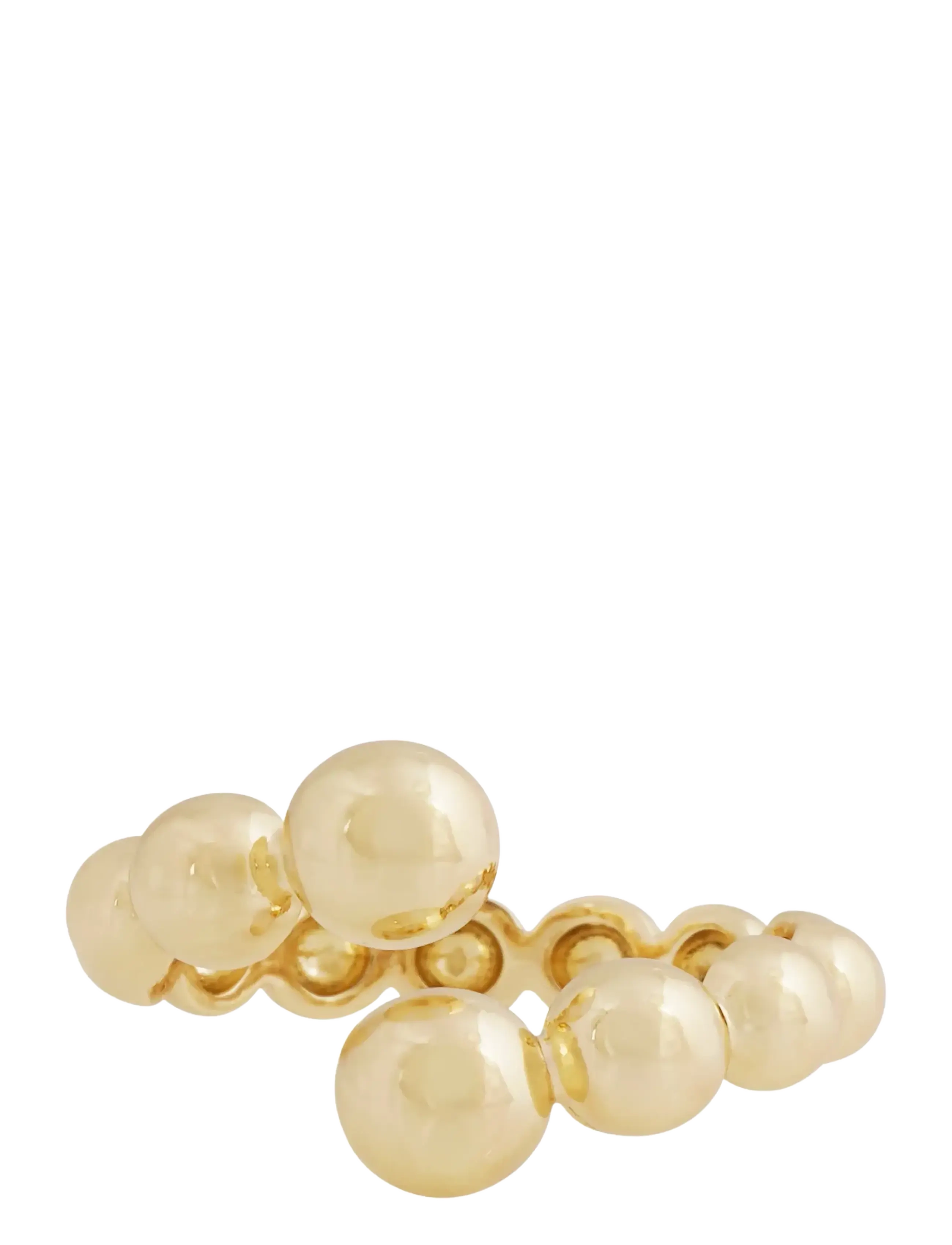 SNÖ OF SWEDEN Bennet Ring Plain G-one Size Gold - One Size - Damen