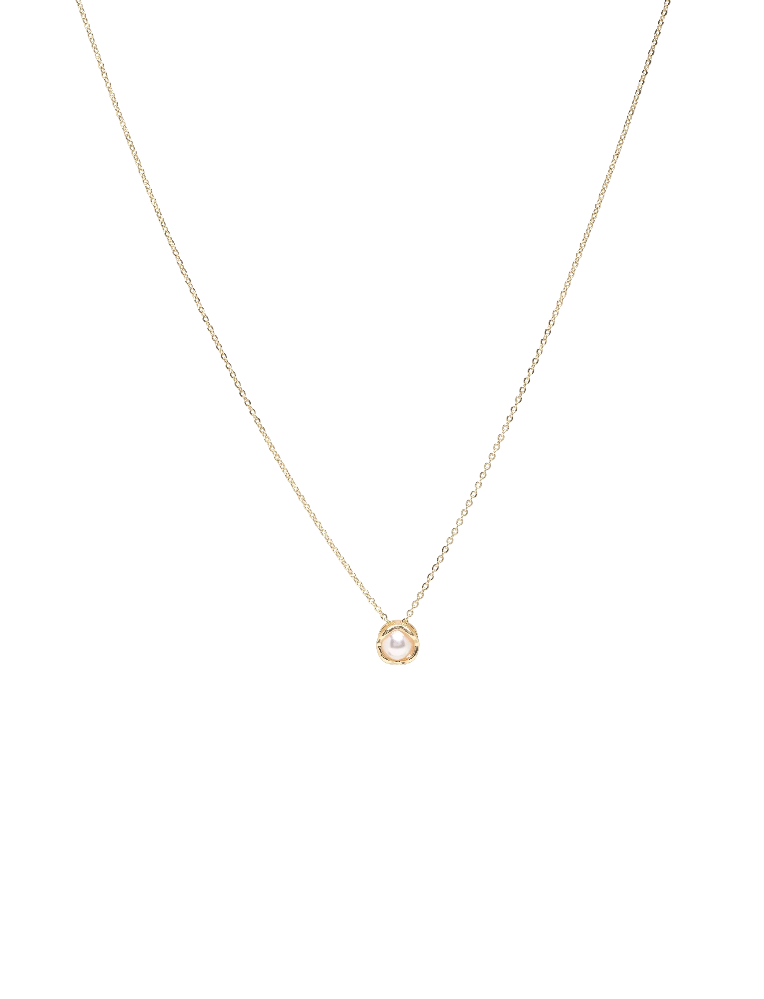SNÖ of Sweden Kitty pearl neck 42 g/white-42cm - Aksessuaarid - G/WHITE / gold