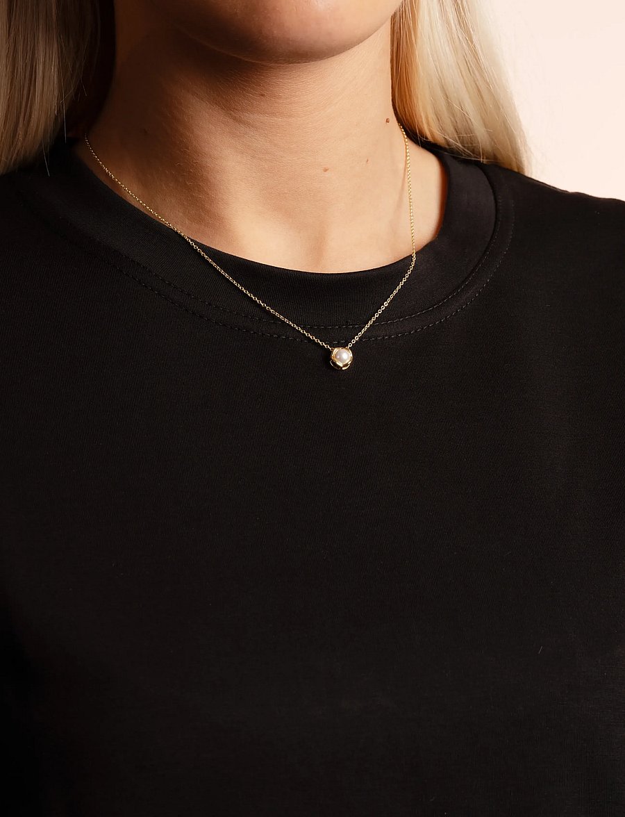 SNÖ of Sweden - Kitty pearl neck 42 g/white-42cm - perlenketten - g/white - 0