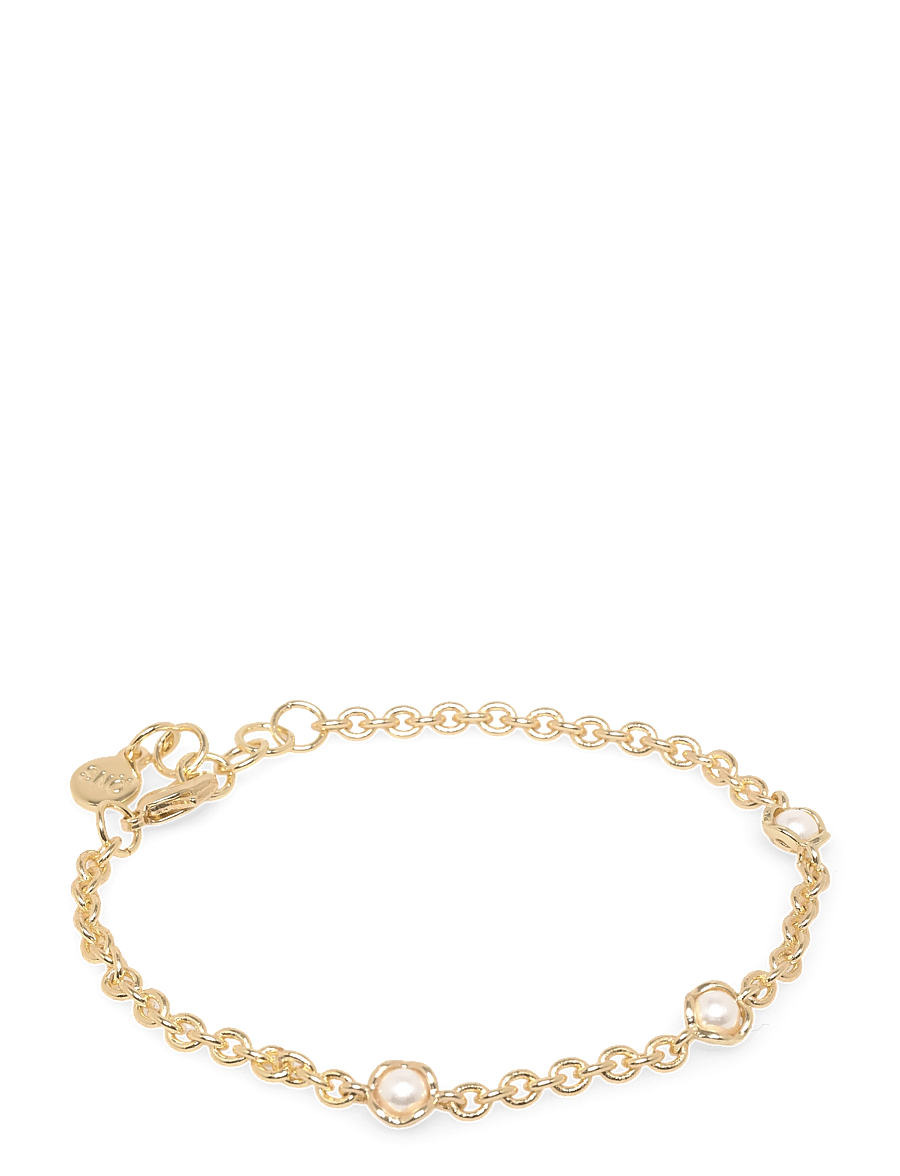 SNÖ of Sweden - Kitty chain brace g/white-Onesize - ketjurannekorut - g/white - 0