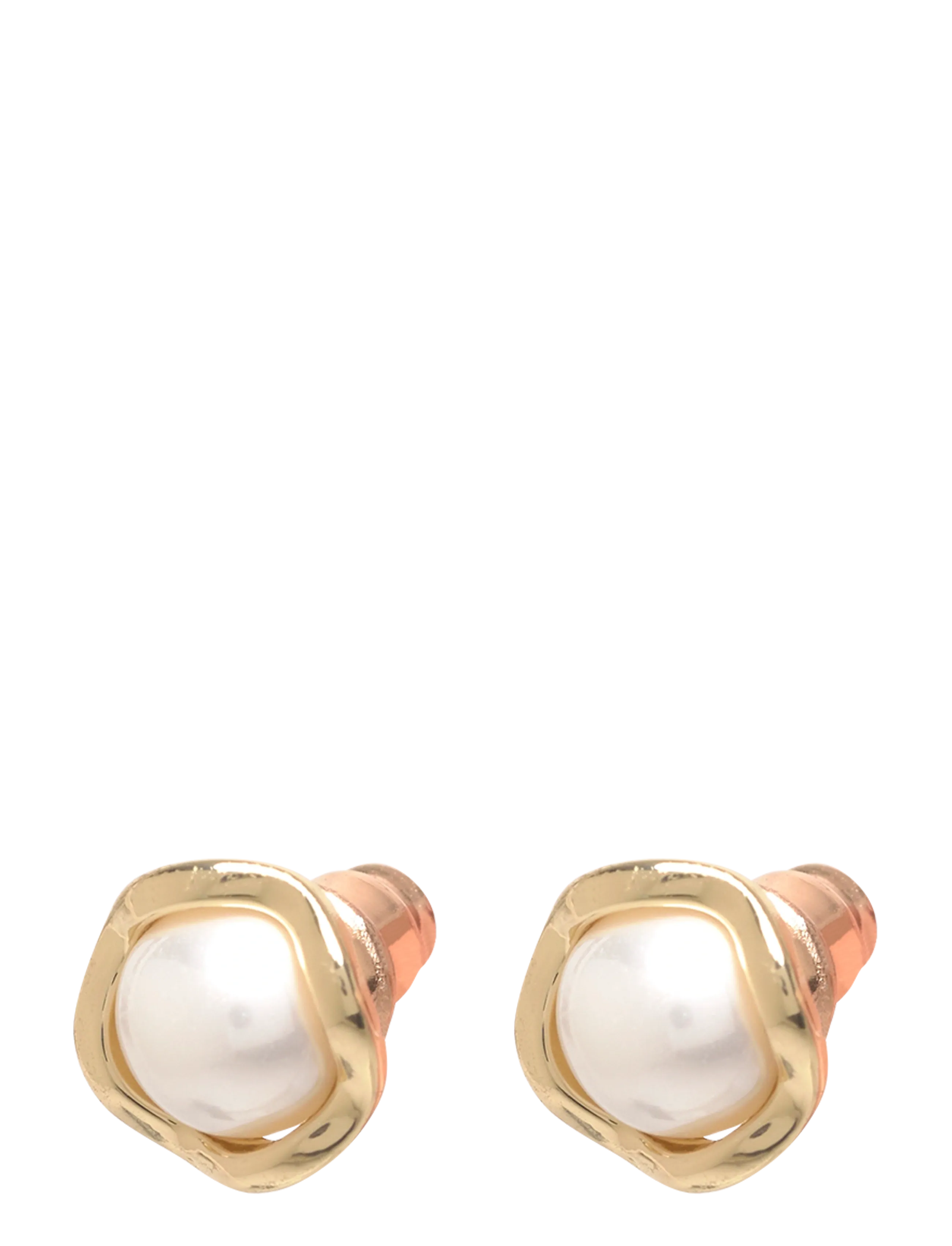 SNÖ of Sweden Kitty pearl ear g/white-Onesize - Lahjoja naisille - G/WHITE / gold