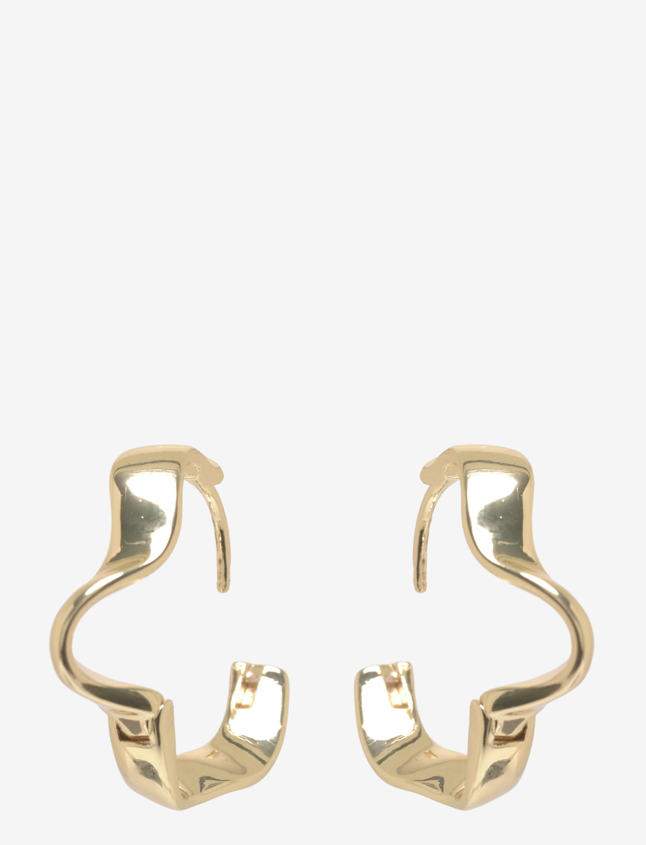 SNÖ of Sweden - Kitty small ring ear plain g-Onesize - kreolen - plain g - 1