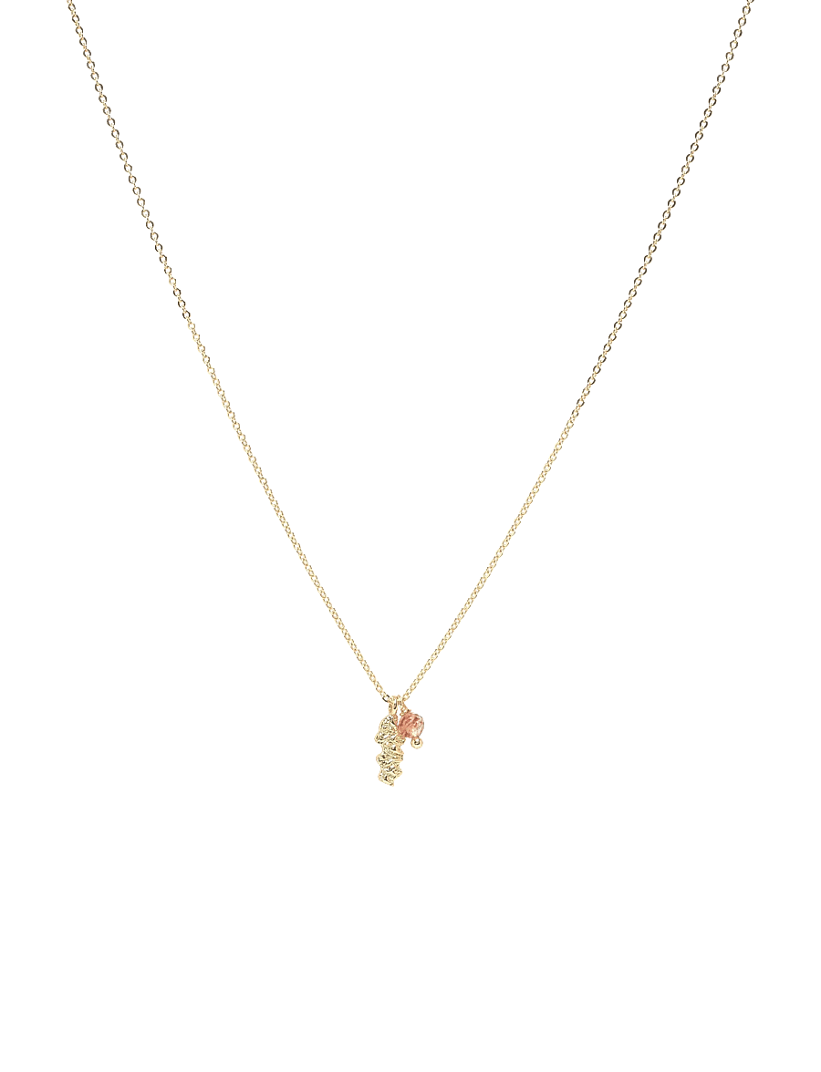 SNÖ of Sweden - Cat stone pendant chain neck 50 g/brown-50 cm - kaelaketid - g/brown - 1