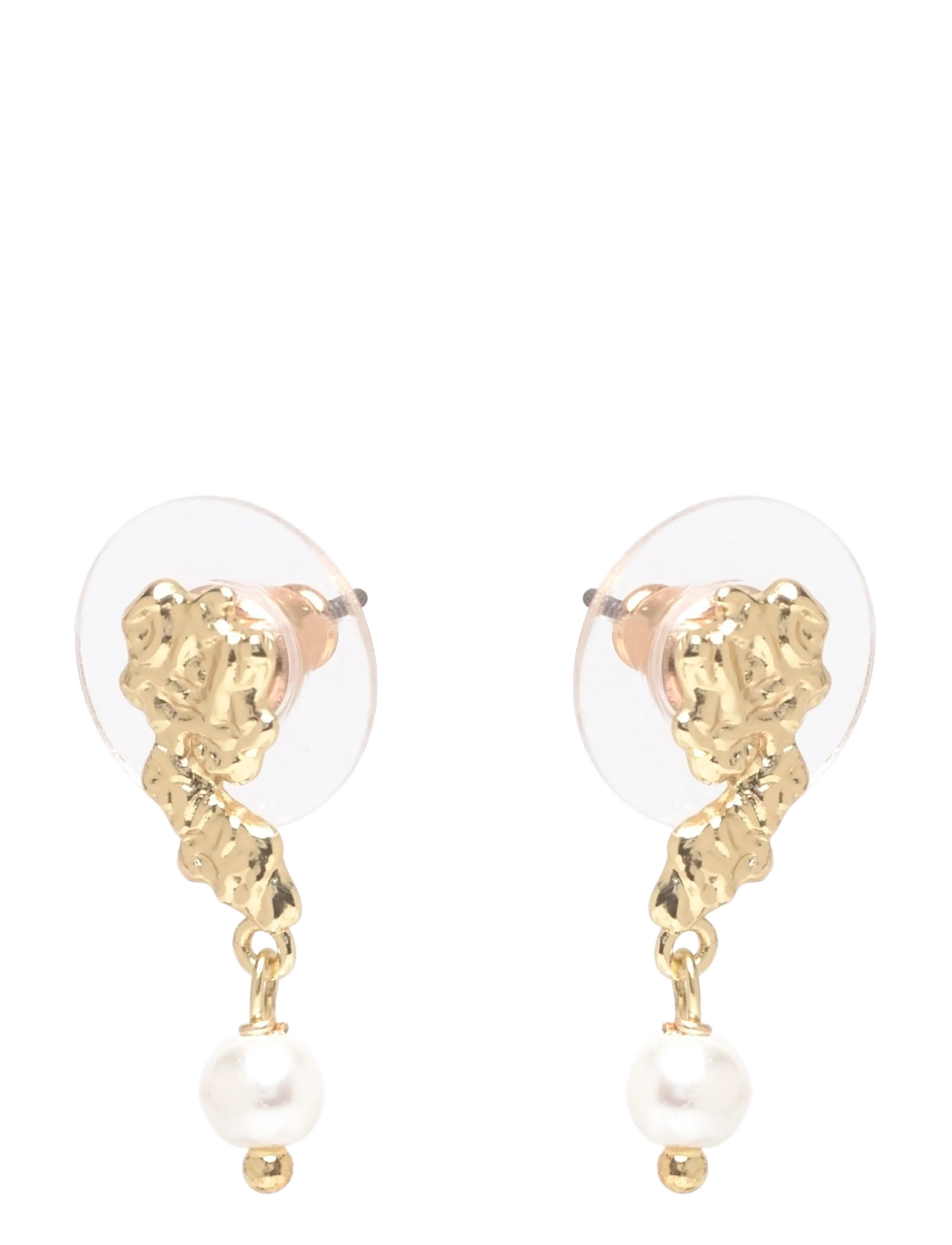 SNÖ of Sweden Cat pendant ear g/white-Onesize - Aksessuaarid - G/WHITE / gold