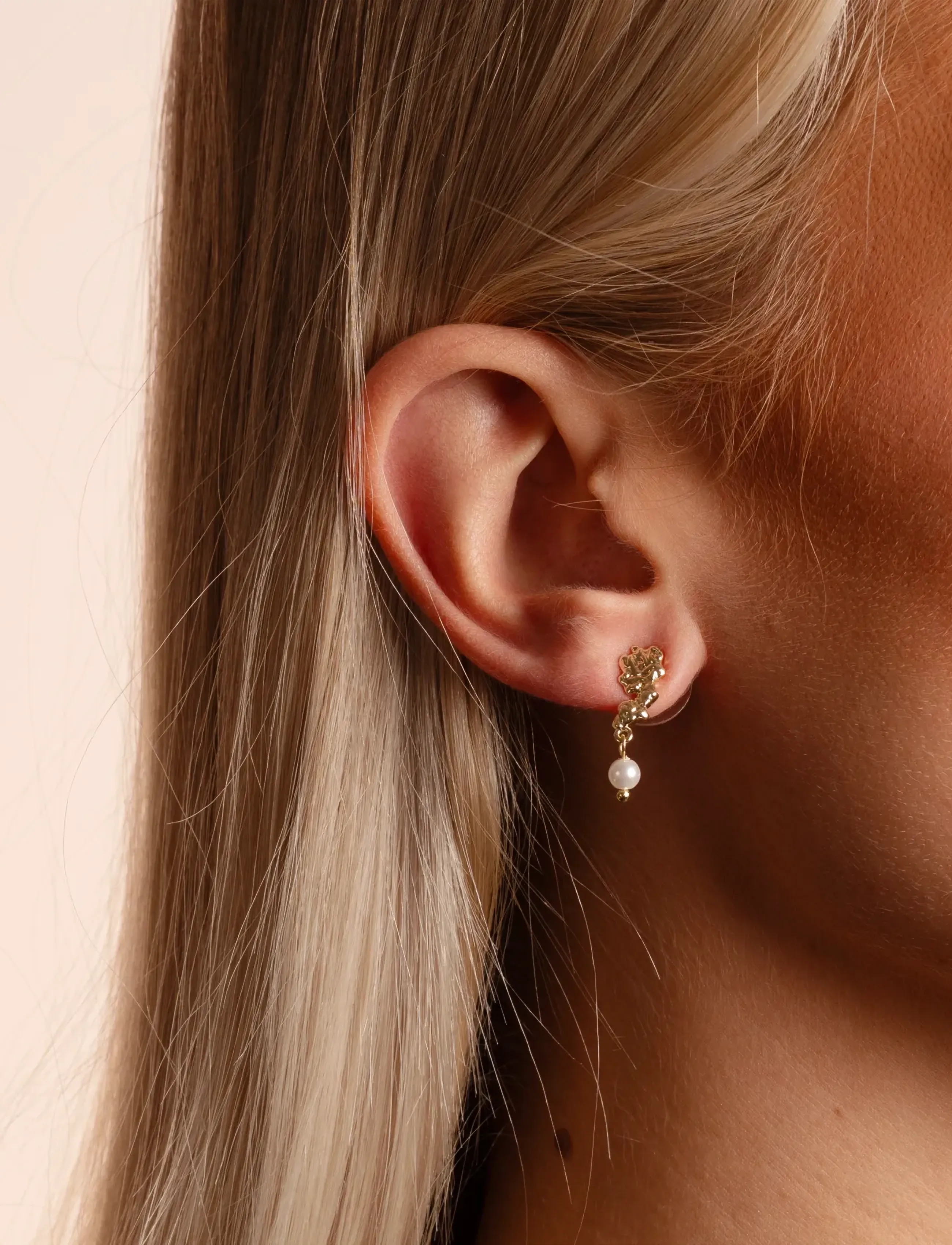 Cat Pendant Ear G/White-Onesize