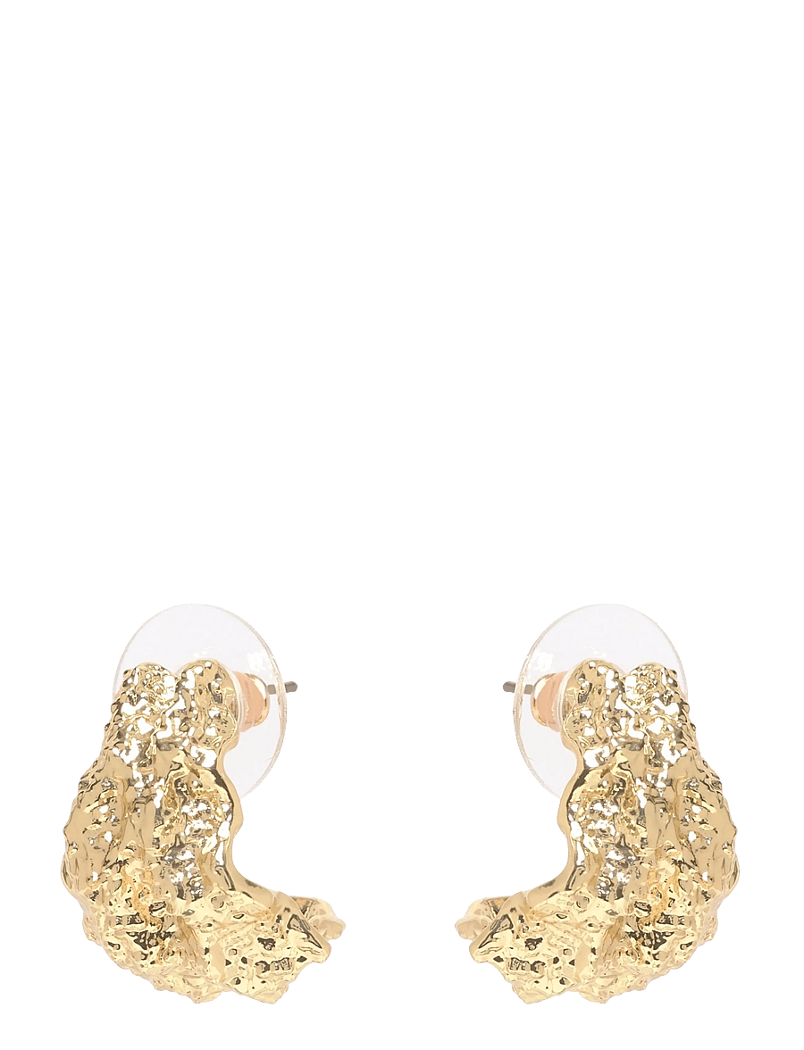 SNÖ of Sweden - Cat wide oval ear plain g-Onesize - kolczyki z napisem - plain g - 1