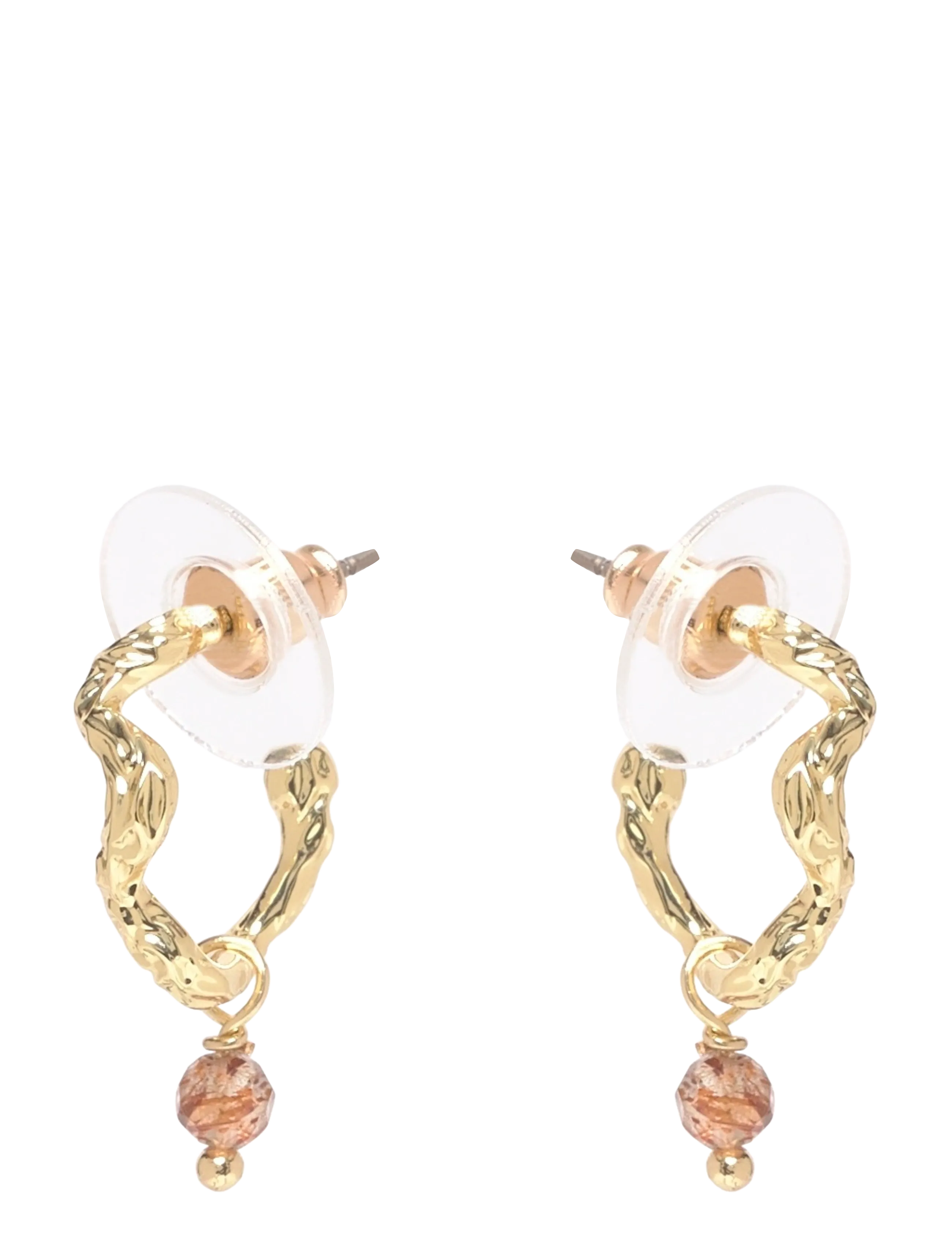 SNÖ of Sweden Cat pendant oval ear g/brown-Onesize - Officewear - G/BROWN / gold