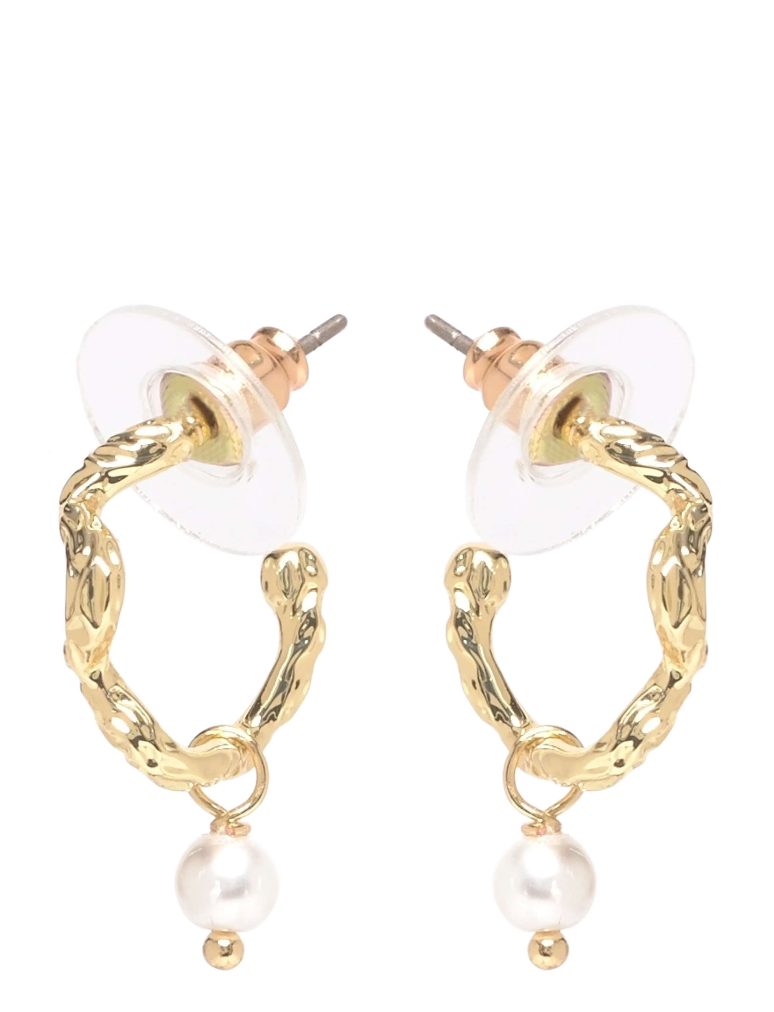 SNÖ of Sweden Cat pendant oval ear g/white-Onesize - Aksessuaarid - G/WHITE / gold