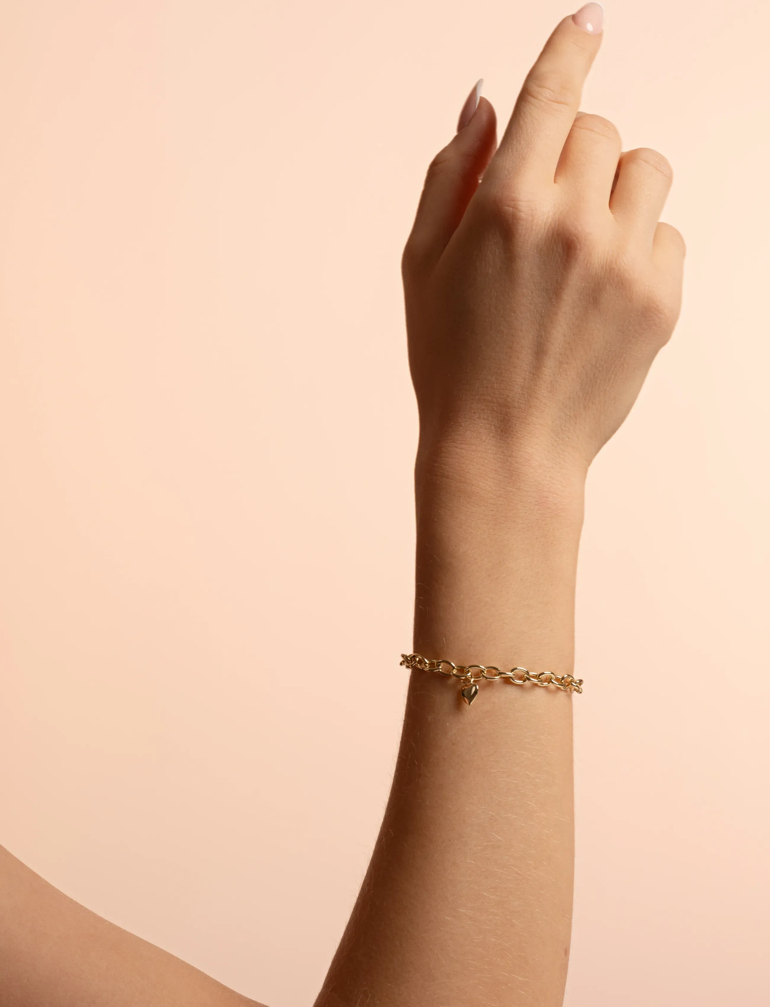 SNÖ of Sweden Cute Plain Brace G-Onesize, One Size, Bracelets, Gold - Chain Frauen