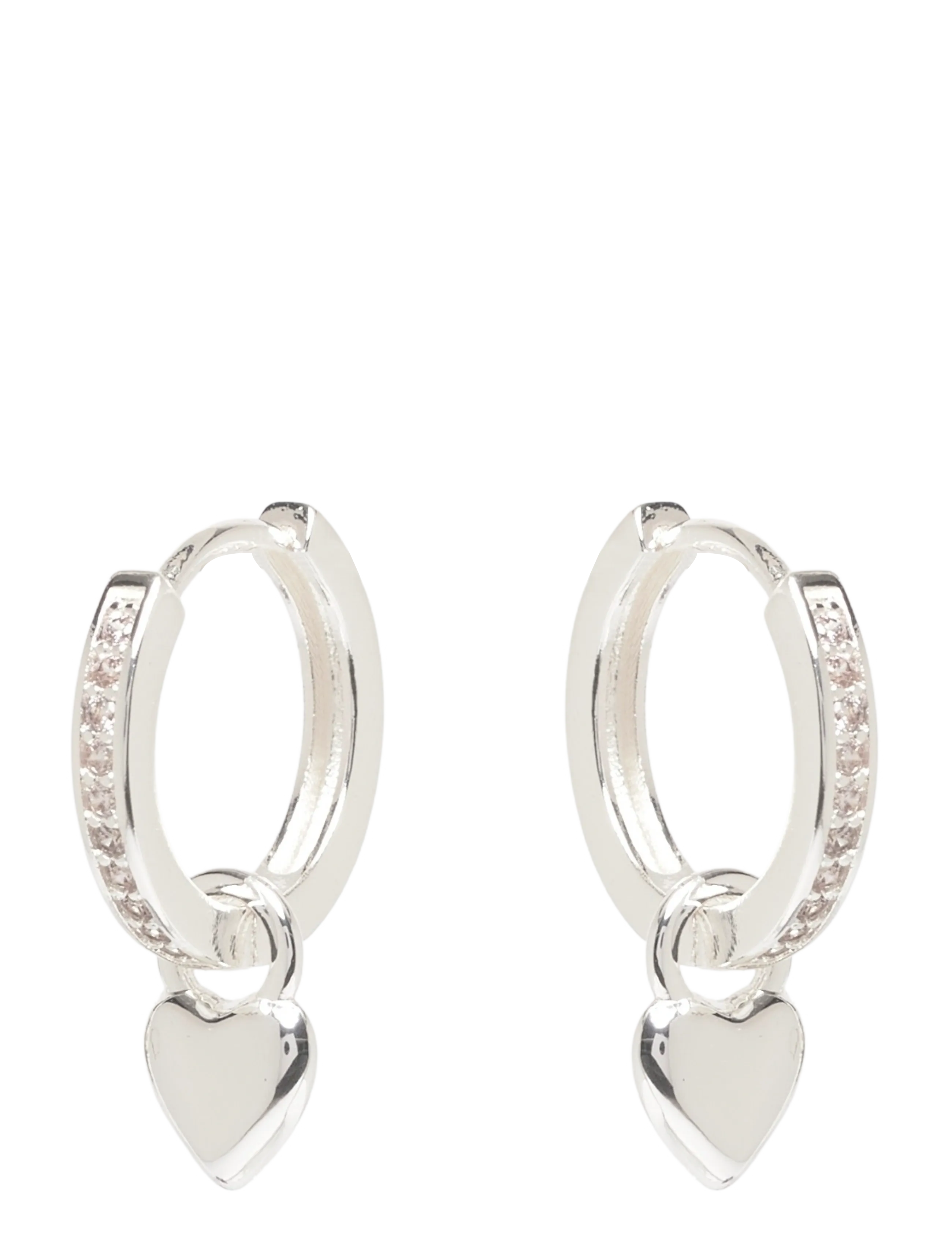 SNÖ of Sweden Cute crystal pendant ear s/clear-Onesize - Uus - S/CLEAR / silver