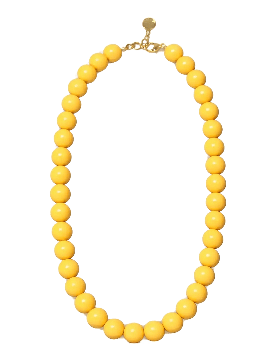 SNÖ of Sweden - Bubble big neck 40 g/yellow - 40cm - necklaces - g/yellow - 1