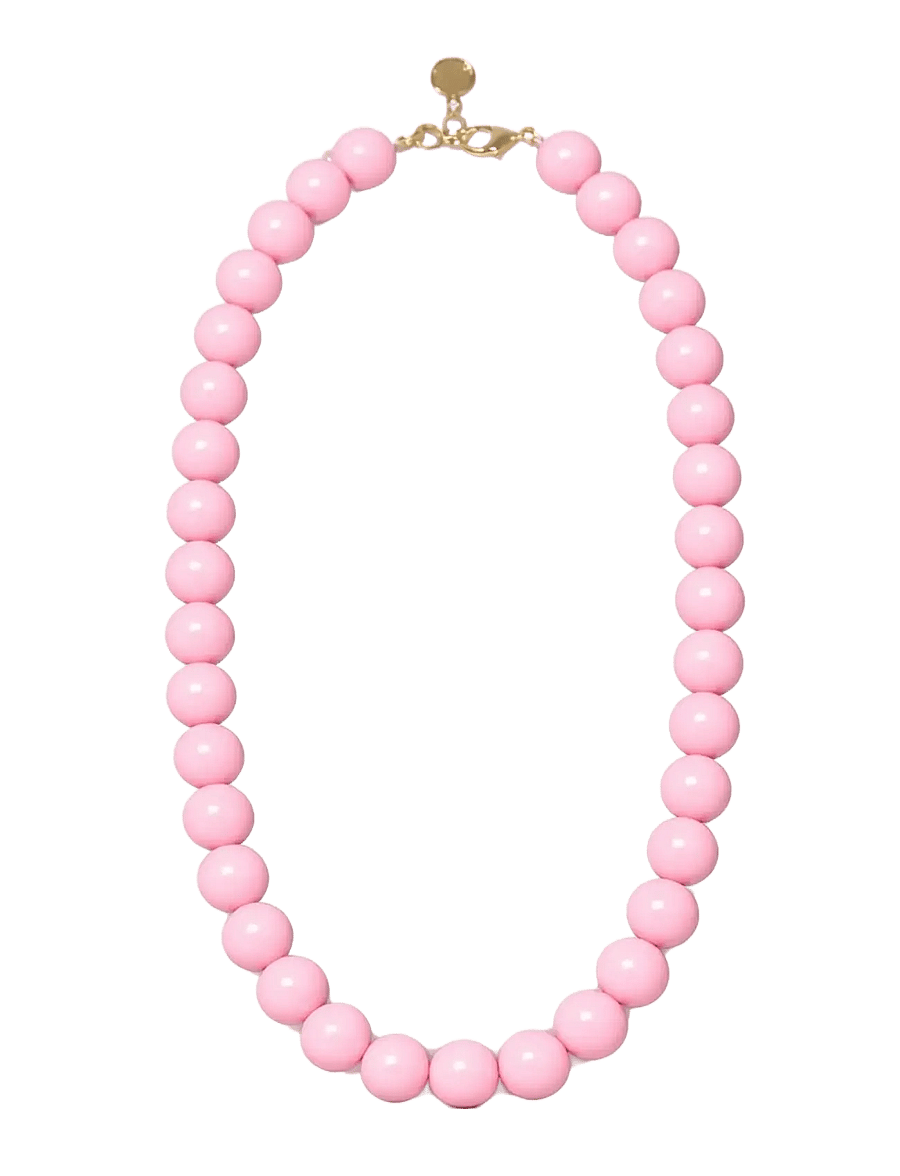 SNÖ of Sweden - Bubble big neck 40 g/light pink - 40cm - necklaces - g/light pink - 1