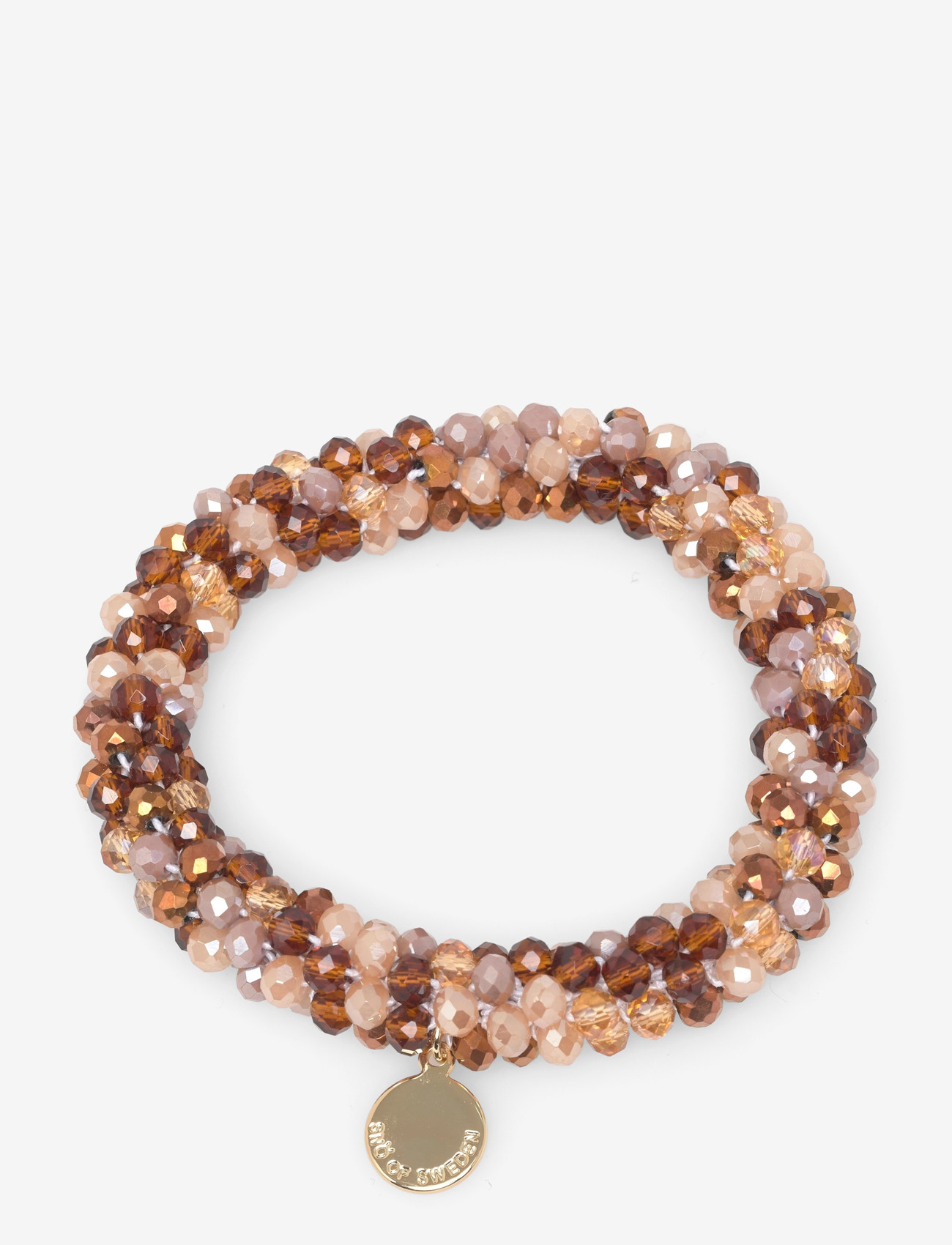 SNÖ of Sweden - Bubble elastic brace g/brown - Onesize - kettenarmbänder - g/brown - 1