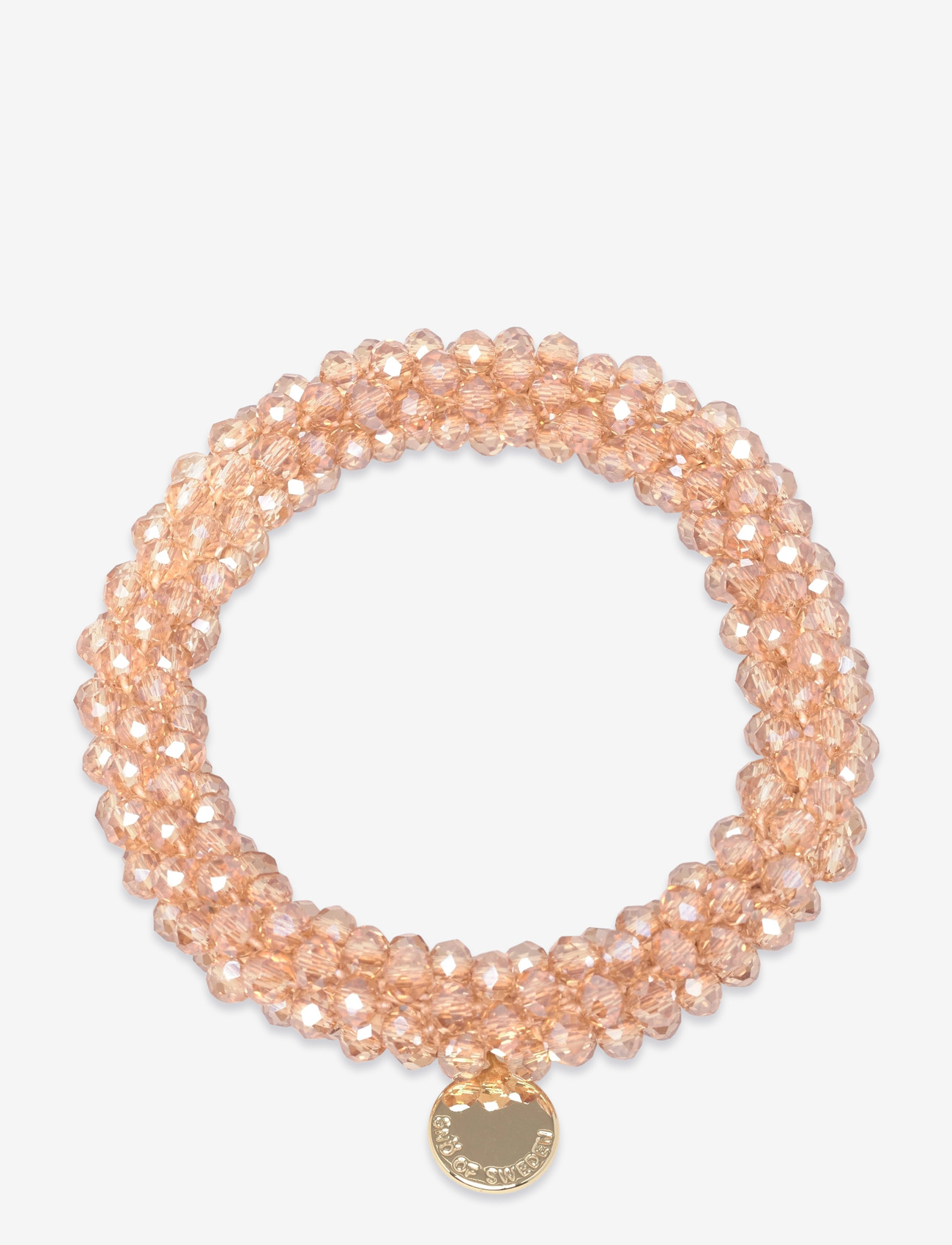 SNÖ of Sweden - Bubble elastic brace g/champagne - Onesize - kædearmbånd - g/champagne - 1