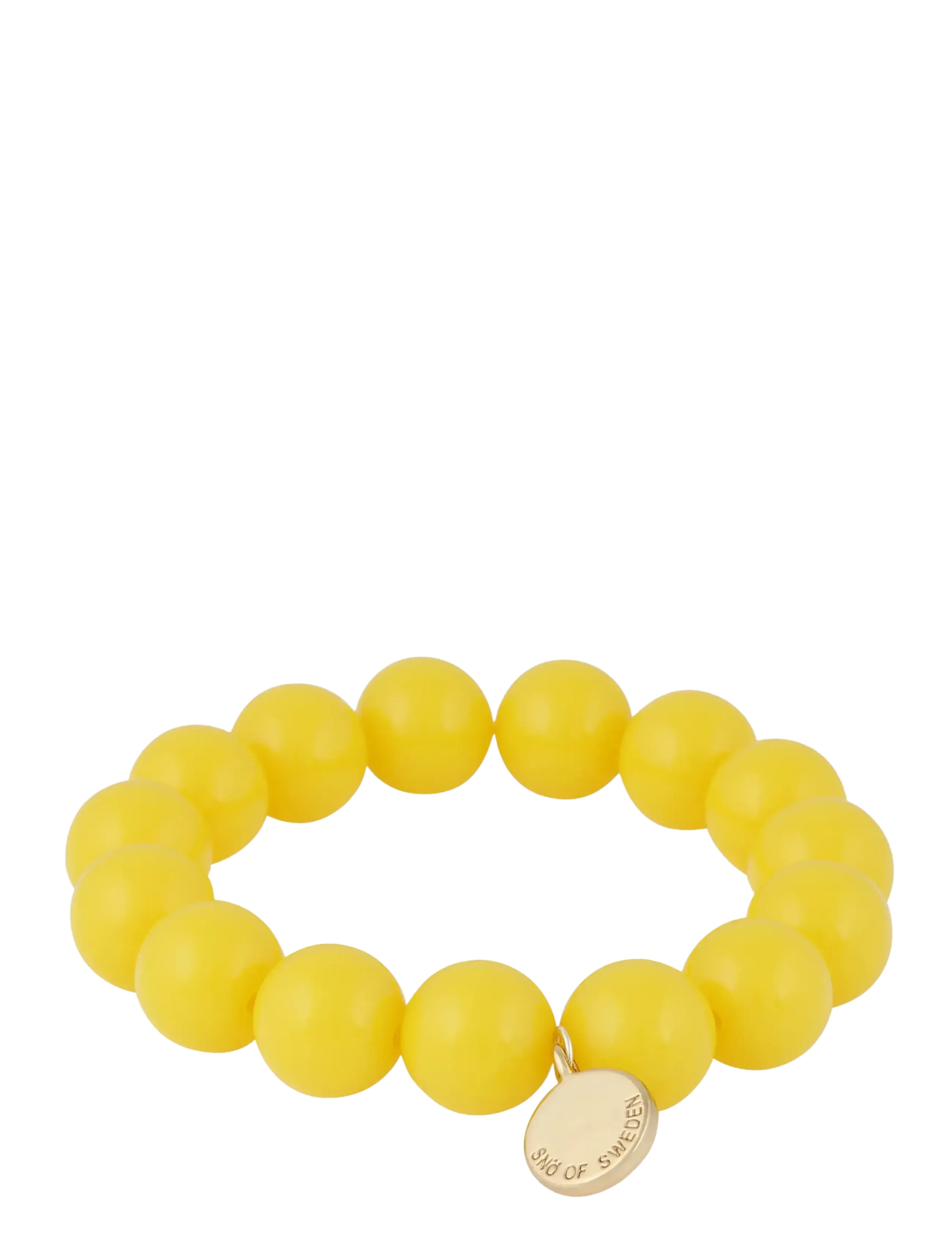 SNÖ of Sweden Bubble big elastic brace g/yellow - Onesize - Schmuck - G/YELLOW / yellow
