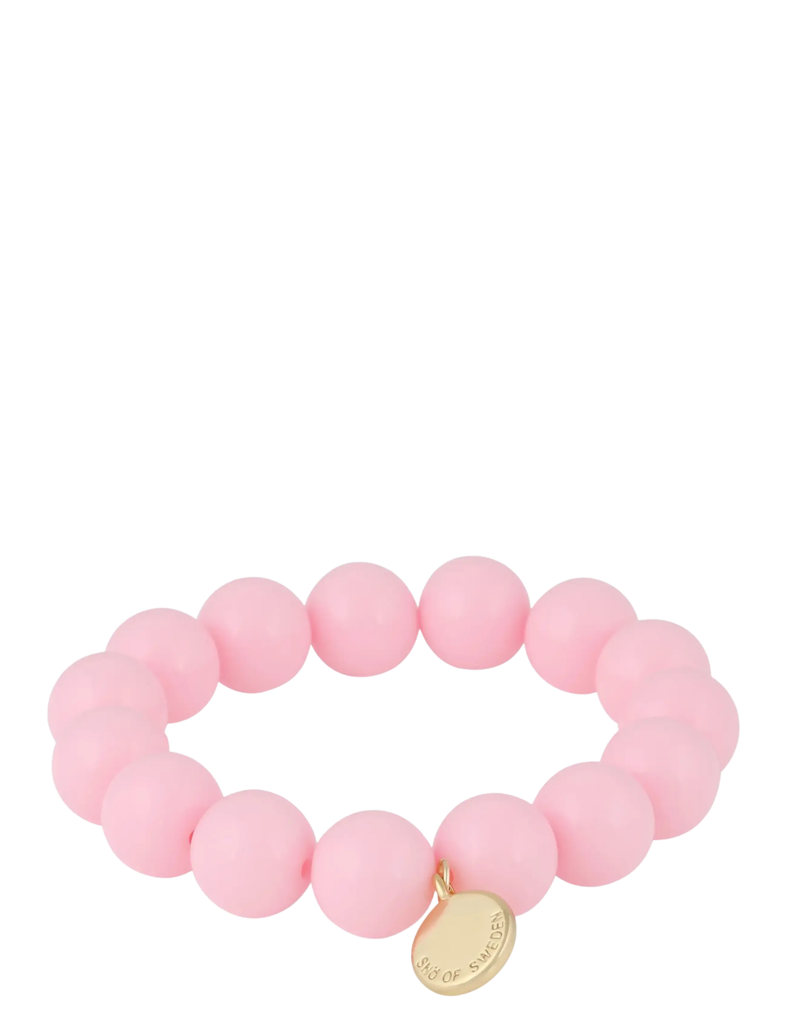 SNÖ of Sweden Bubble big elastic brace g/light pink - Onesize - Schmuck - G/LIGHT PINK / pink/rose