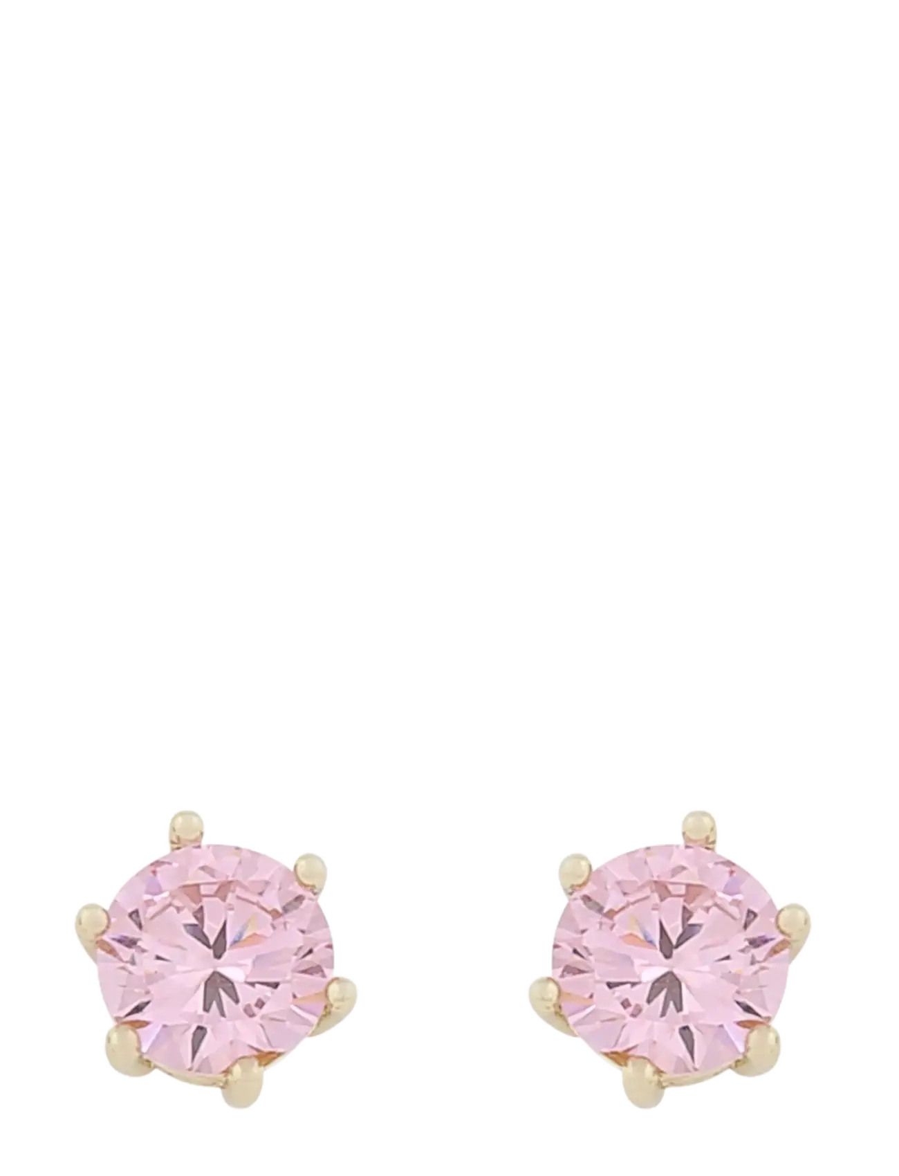 SNÖ of Sweden Callie small crystal pin ear g/light pink-Onesize - Festtøj - G/LIGHT PINK / pink/rose