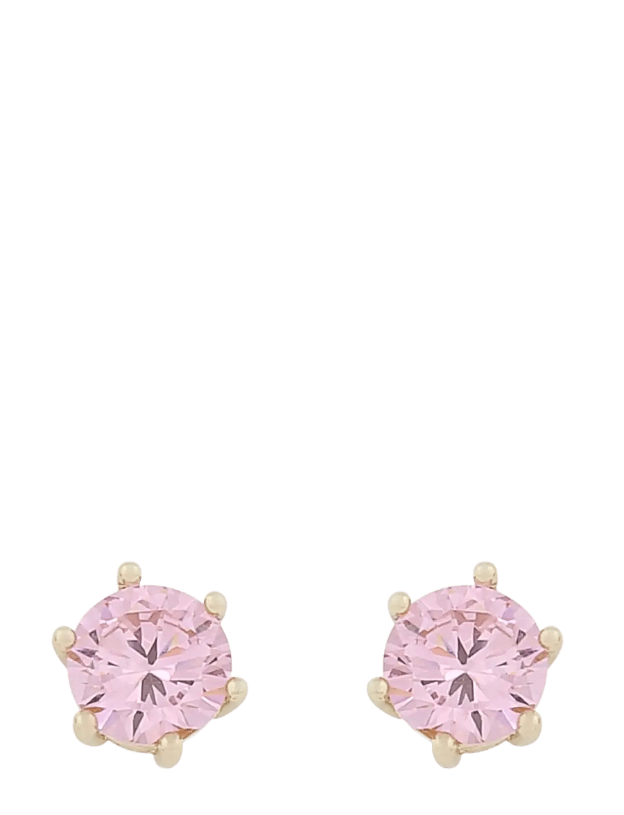 SNÖ of Sweden - Callie small crystal pin ear g/light pink-Onesize - stud earrings - g/light pink - 1