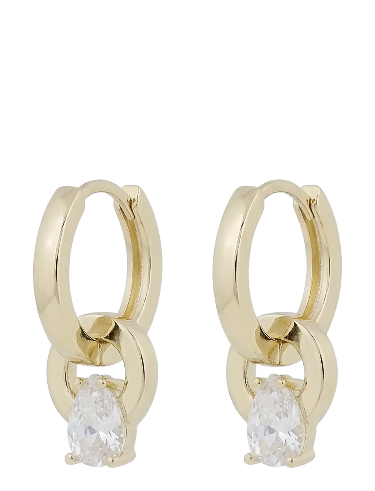 SNÖ of Sweden Callie plain pendant ring ear g/clear-Onesize - Muttertag - G/CLEAR / gold