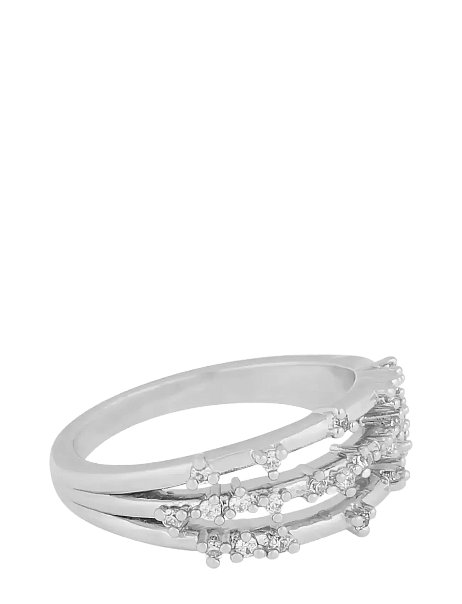 SNÖ of Sweden - Lorrie big crystal ring s/clear-L - ringe - s/clear - 2